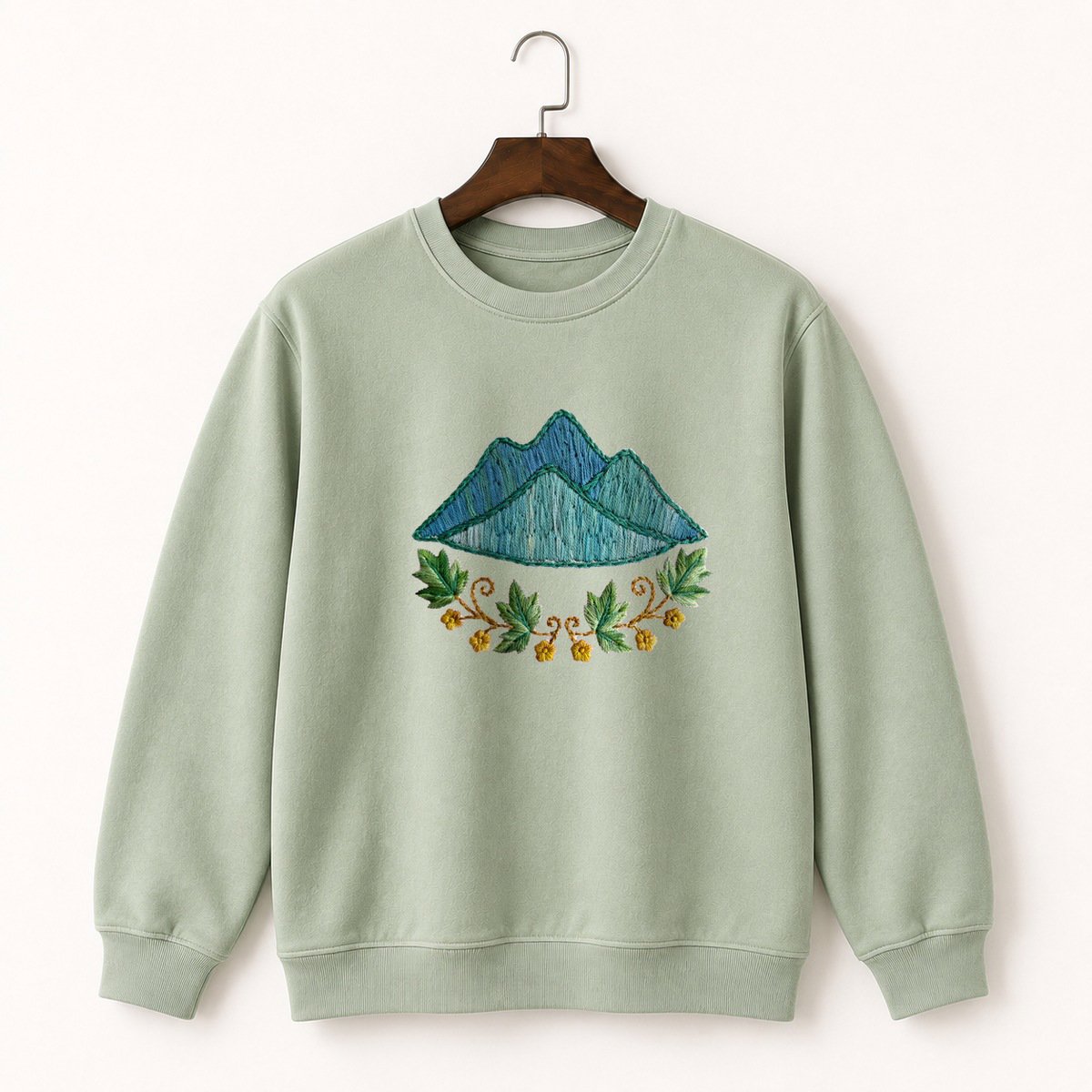 Adirondack Mountains Crewneck Sweatshirt 2