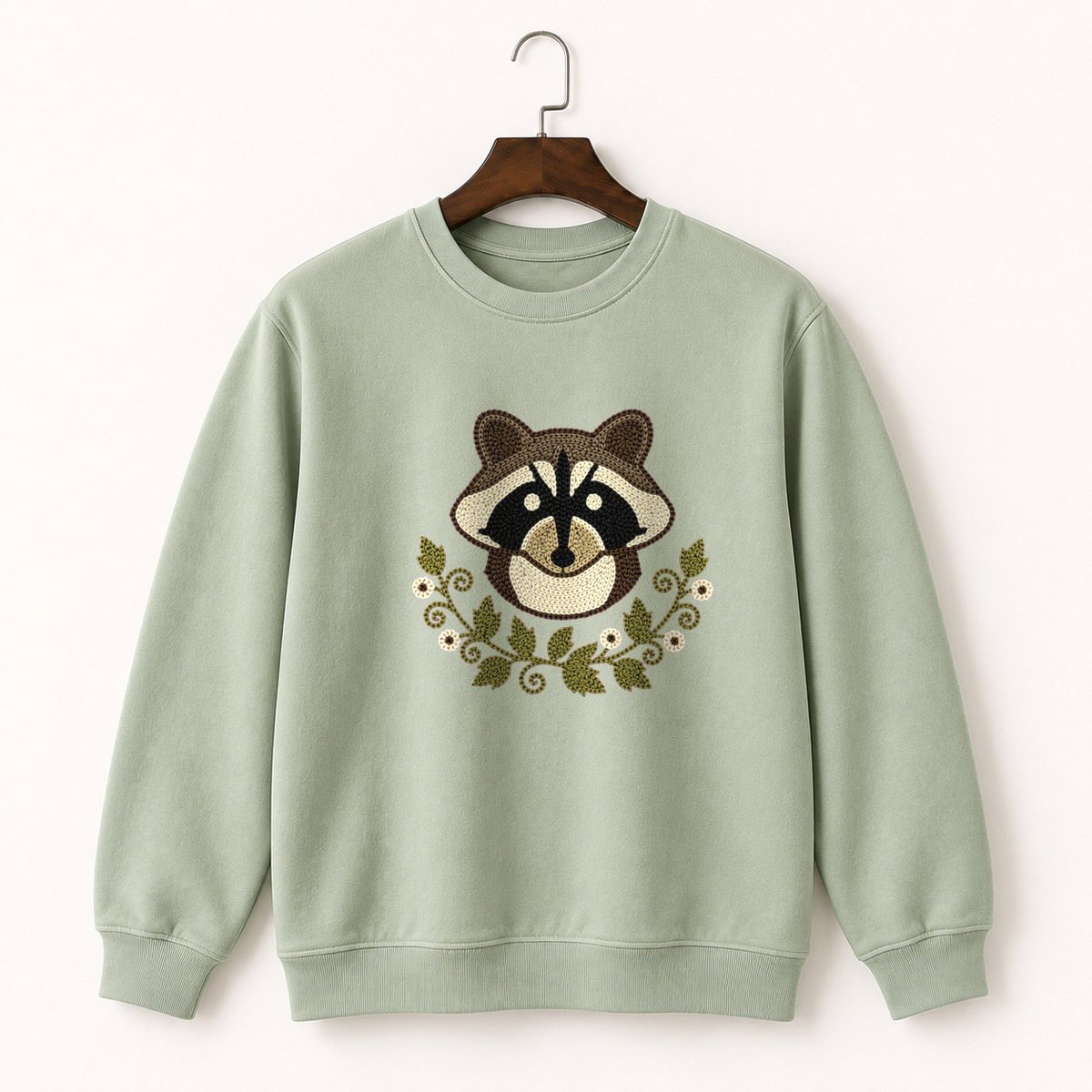 Raccoon Crewneck Sweatshirt 2