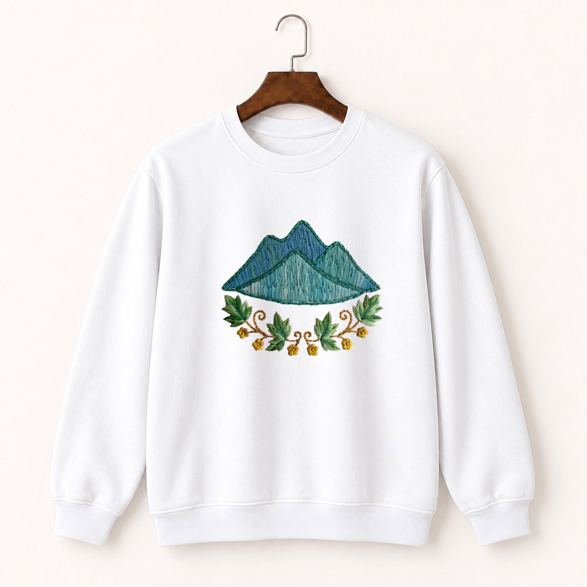 Adirondack Mountains Crewneck Sweatshirt 5
