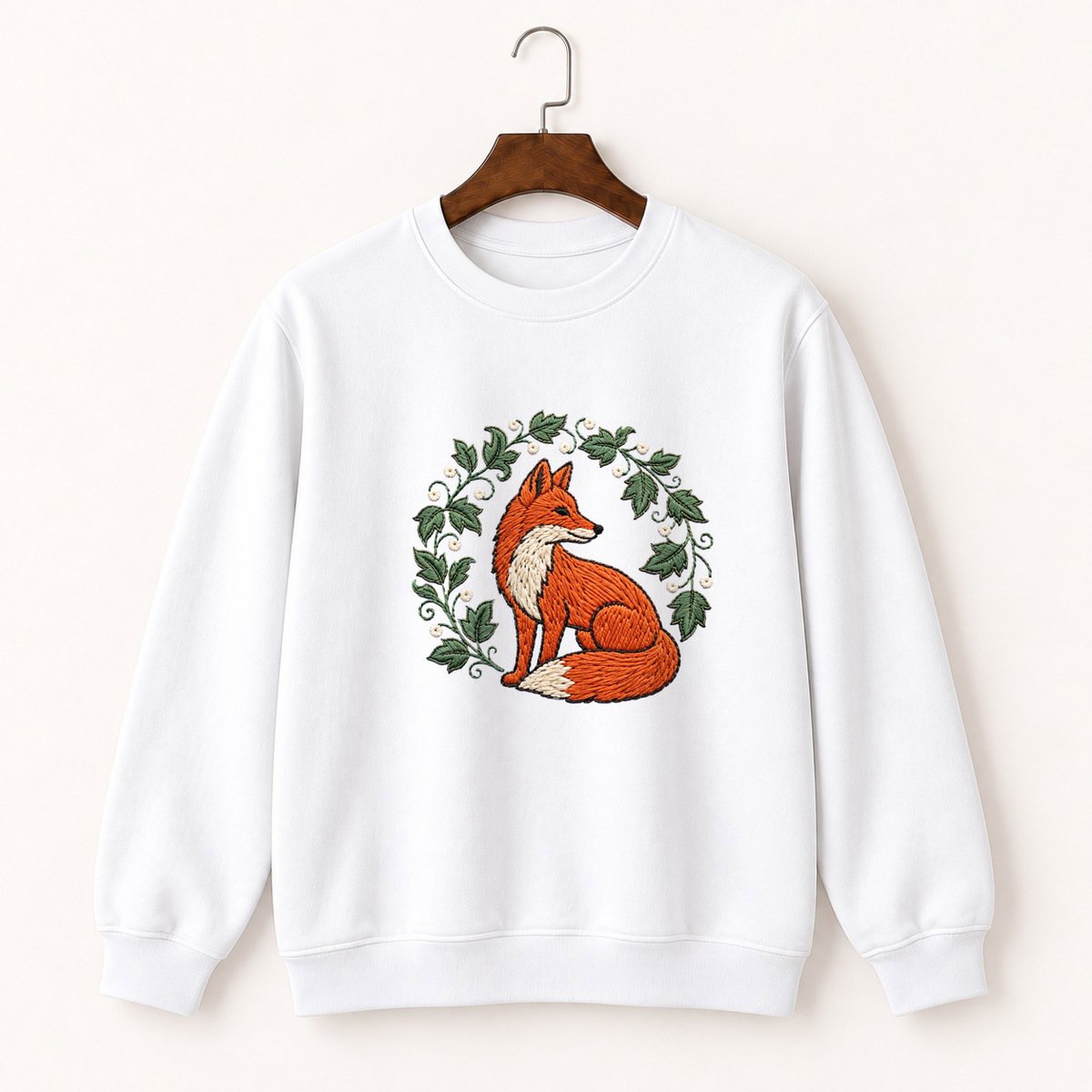 Red Fox Crewneck Sweatshirt 5