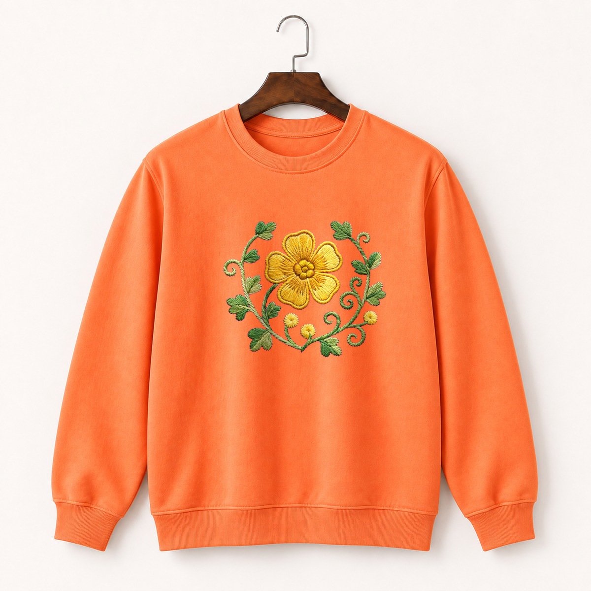 Buttercup Flower Crewneck Sweatshirt 3