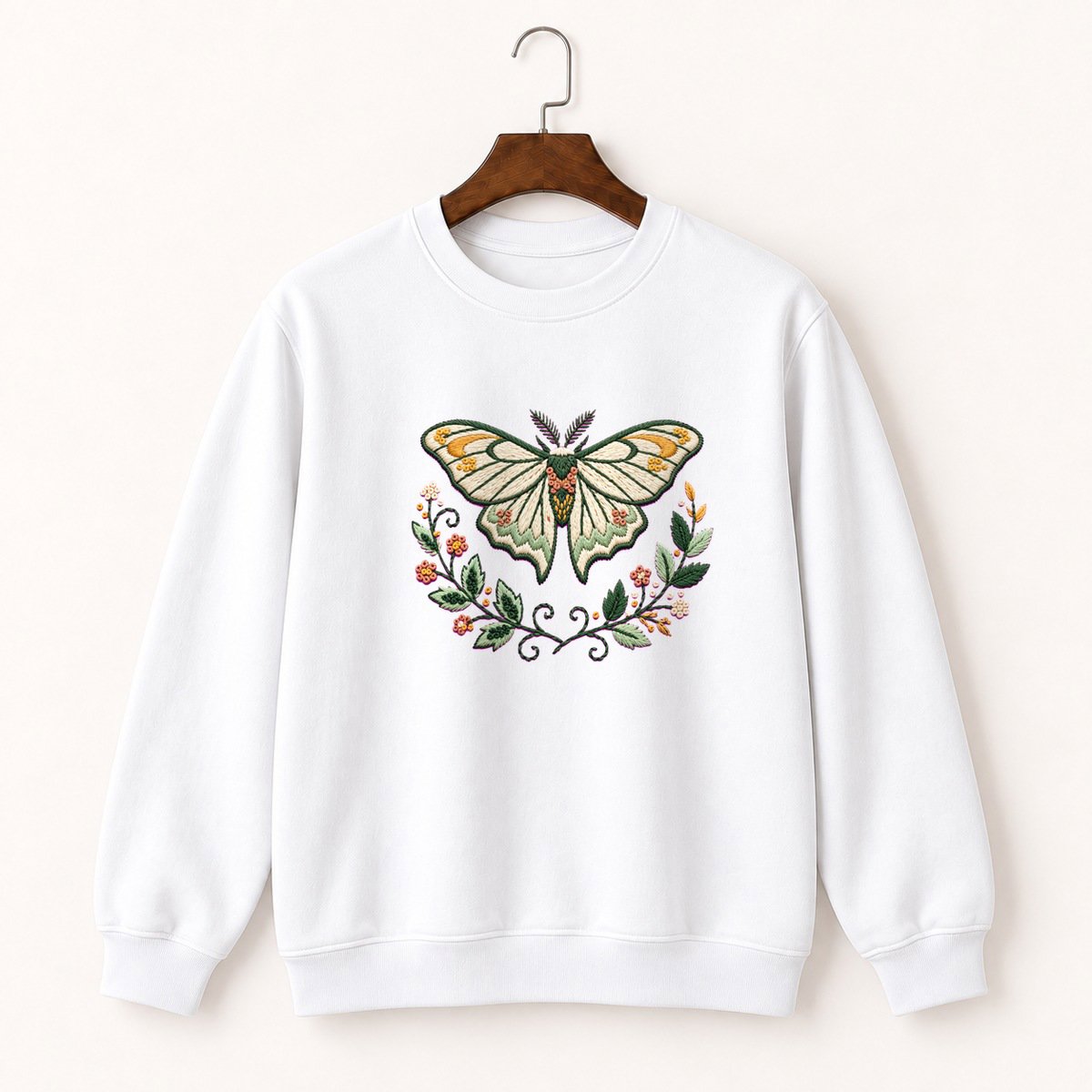 Luna Moth Crewneck Sweatshirt 5