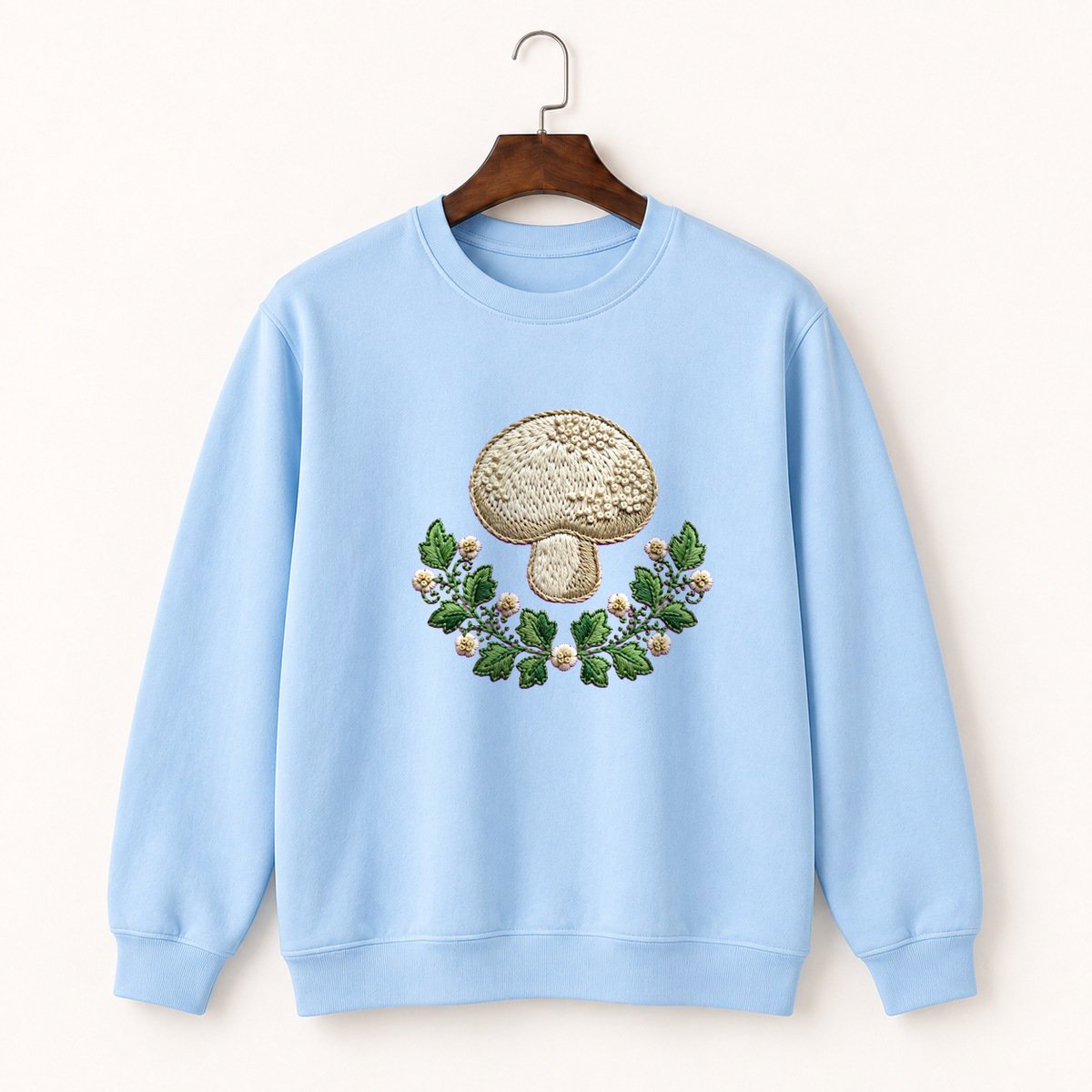 Puffball Mushroom Crewneck Sweatshirt 1