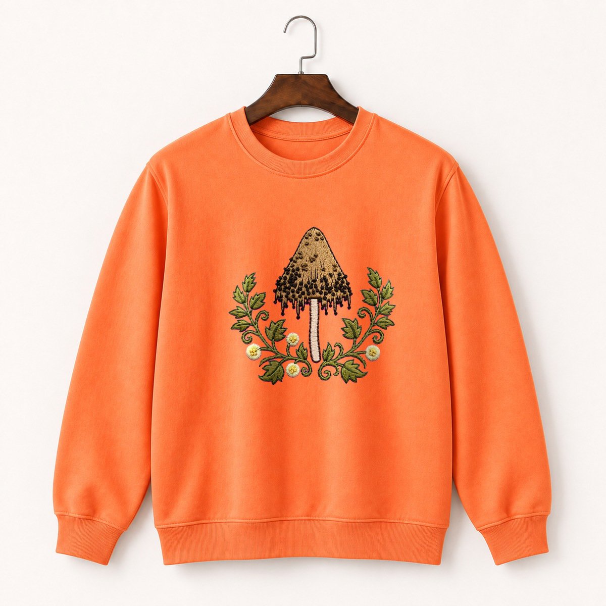 Ink Cap Mushroom Crewneck Sweatshirt 3