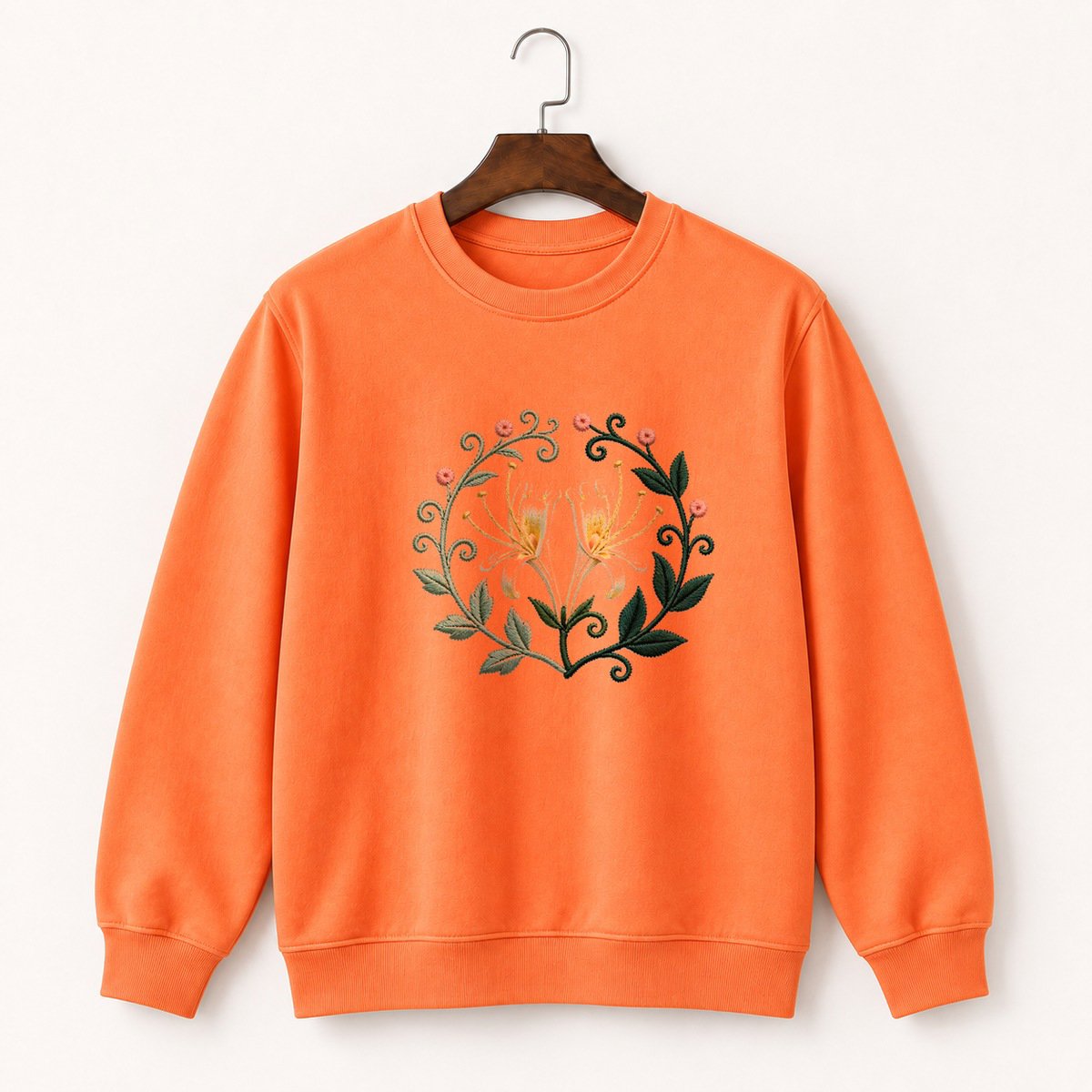 Honeysuckle Flower Crewneck Sweatshirt 3