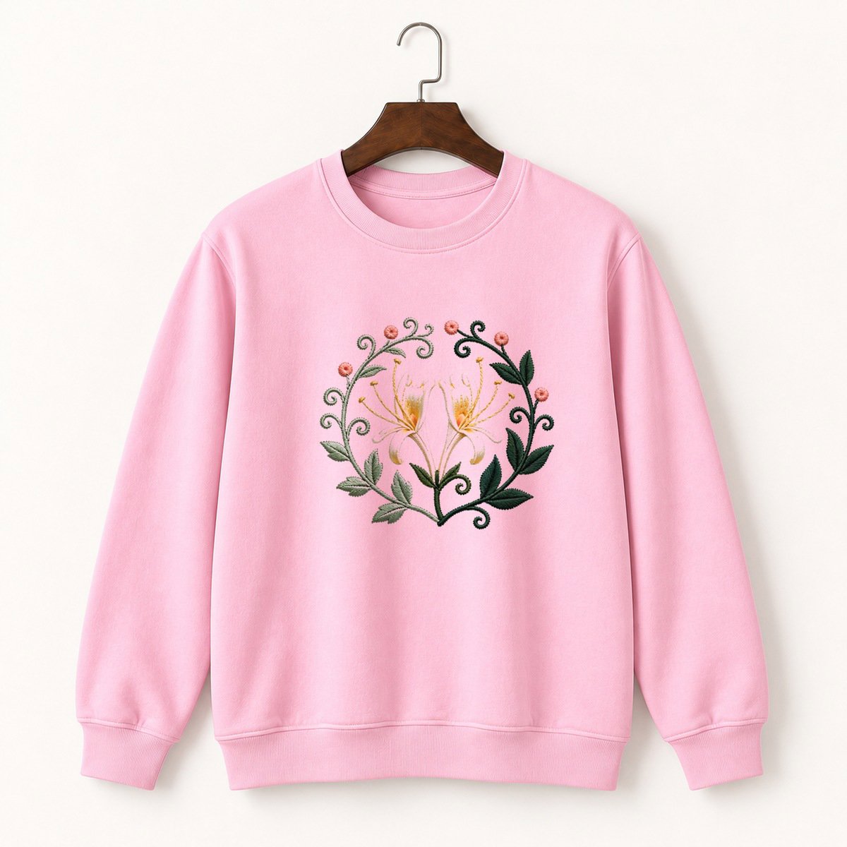 Honeysuckle Flower Crewneck Sweatshirt 4