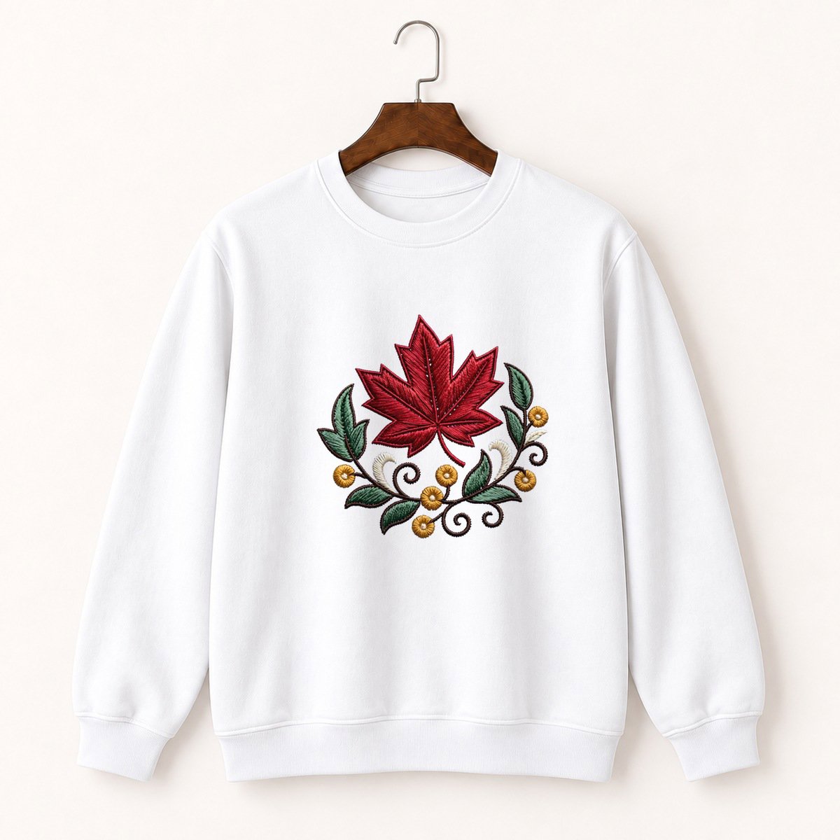Maple Leaf Crewneck Sweatshirt 5