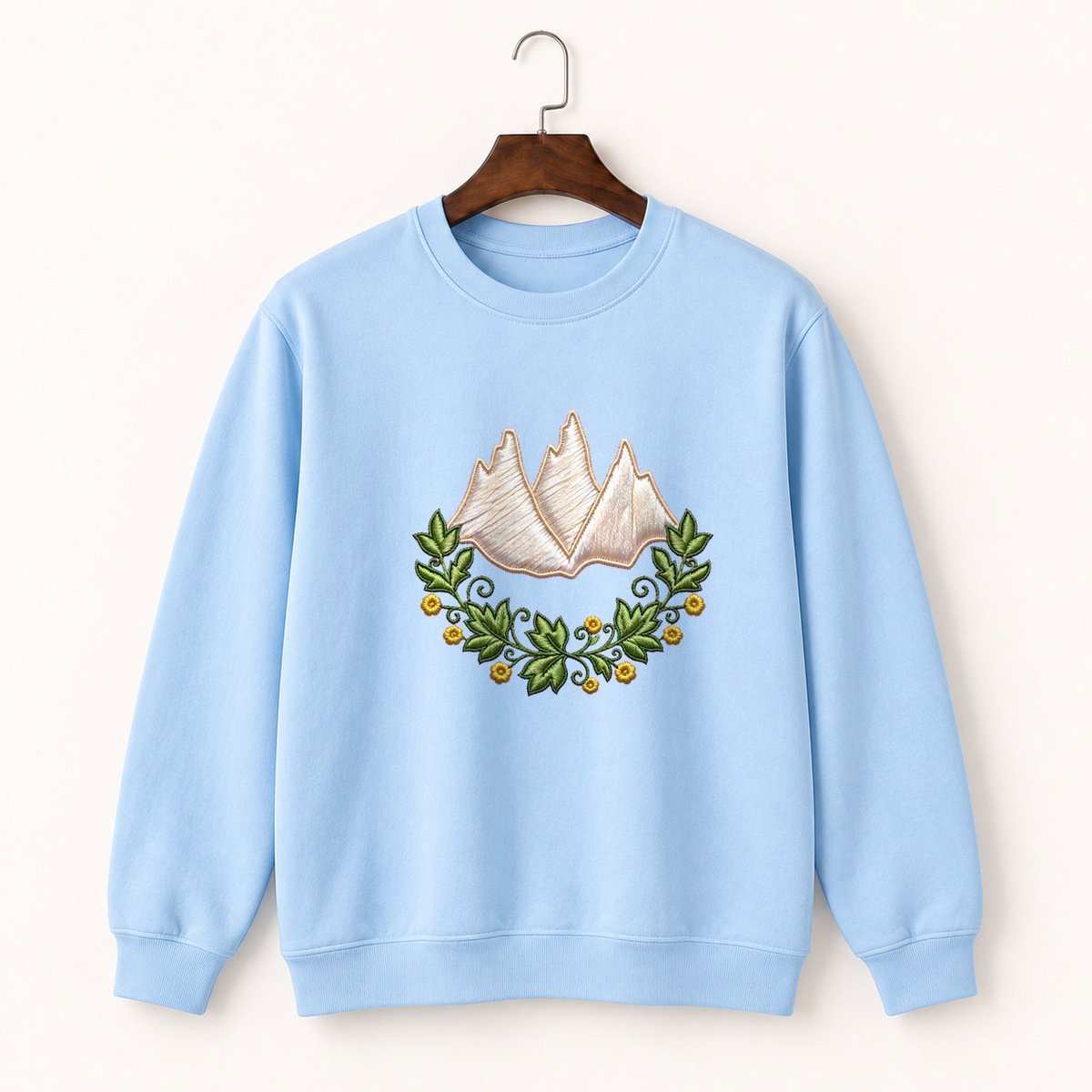 Dolomites Mountains Crewneck Sweatshirt 1