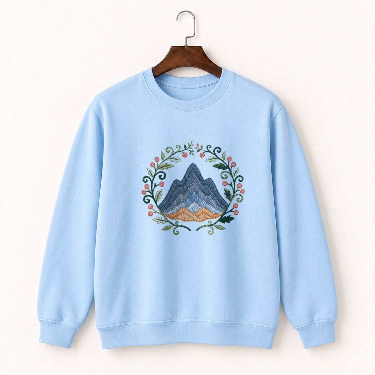 Adirondack Mountains Crewneck Sweatshirt 1
