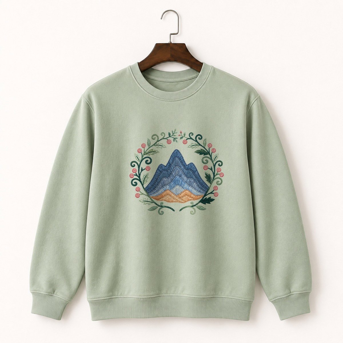 Adirondack Mountains Crewneck Sweatshirt 2