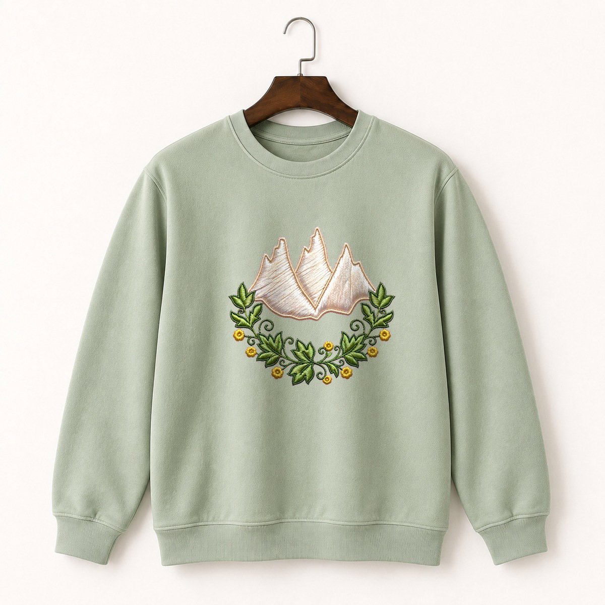 Dolomites Mountains Crewneck Sweatshirt 2