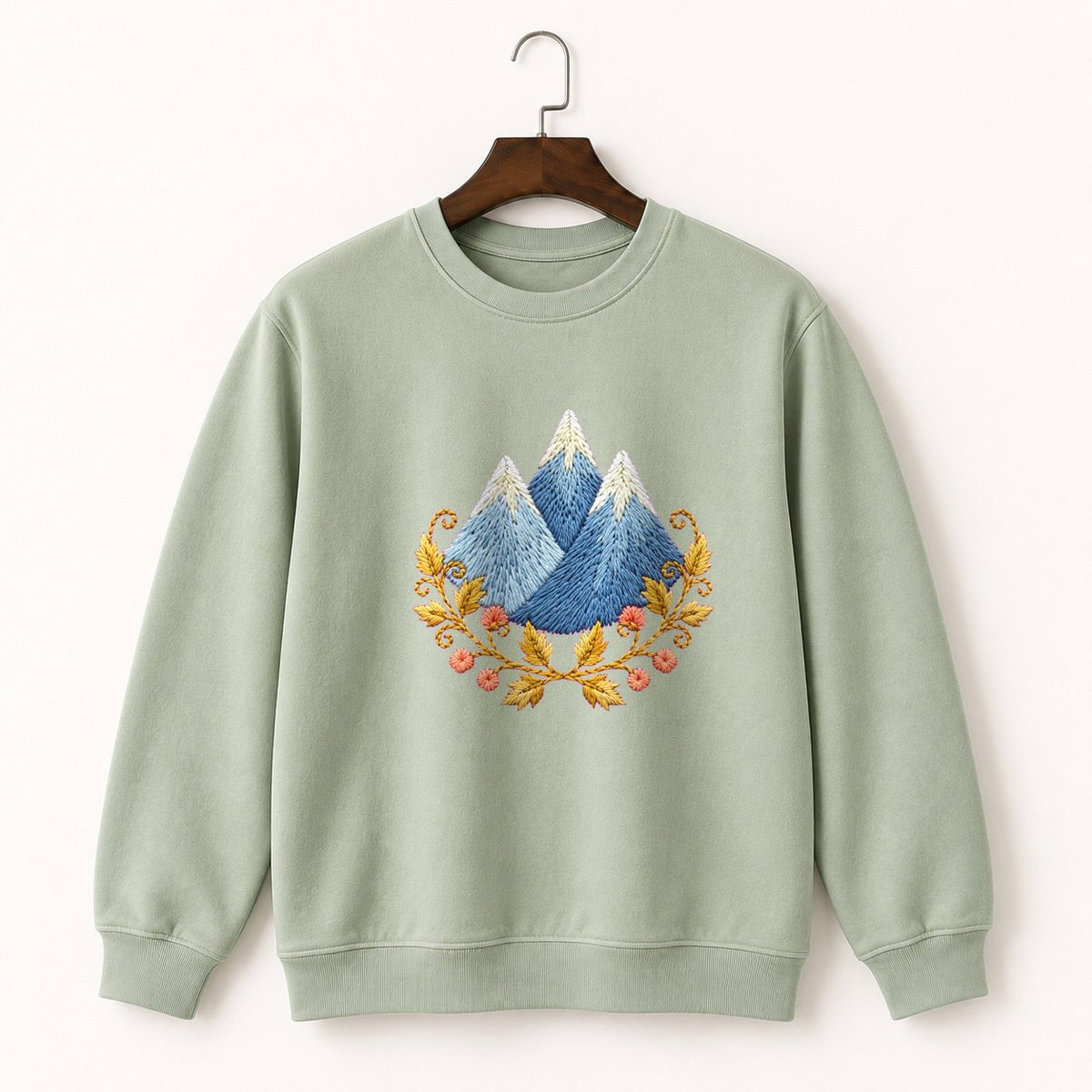 Cascade Mountains Crewneck Sweatshirt 2