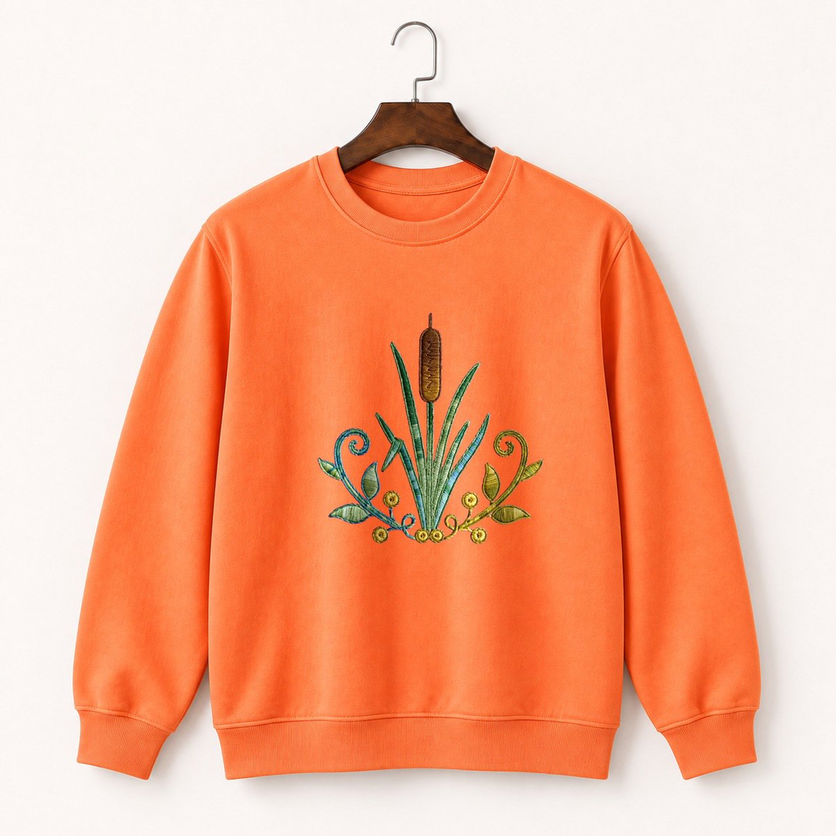 Cattail Plant Crewneck Sweatshirt 3