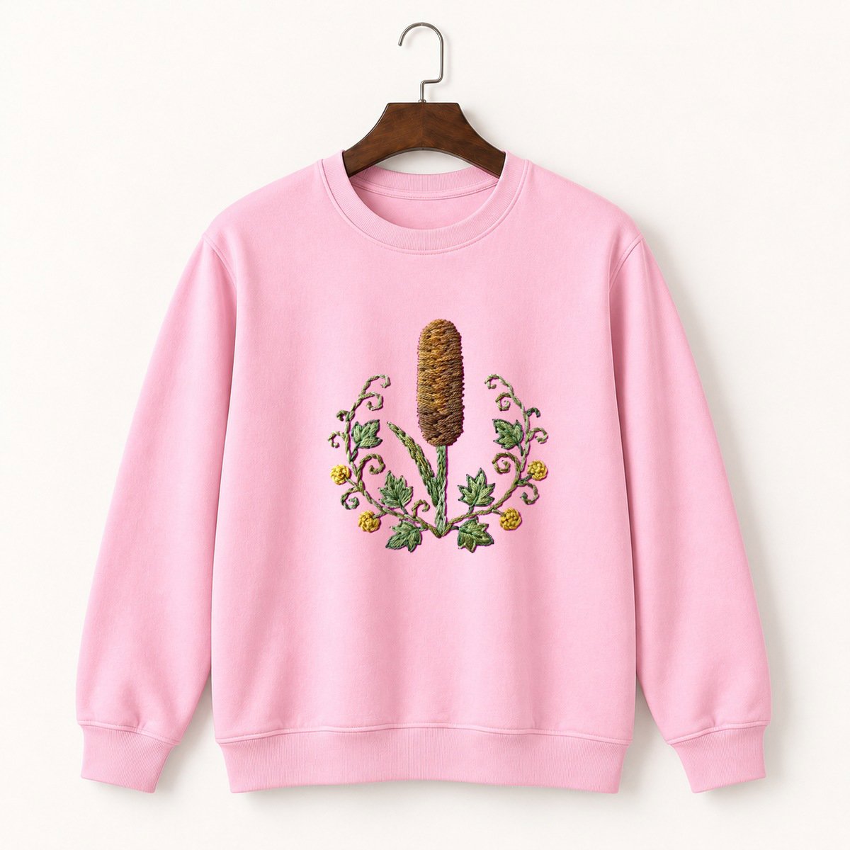 Cattail Plant Crewneck Sweatshirt 4