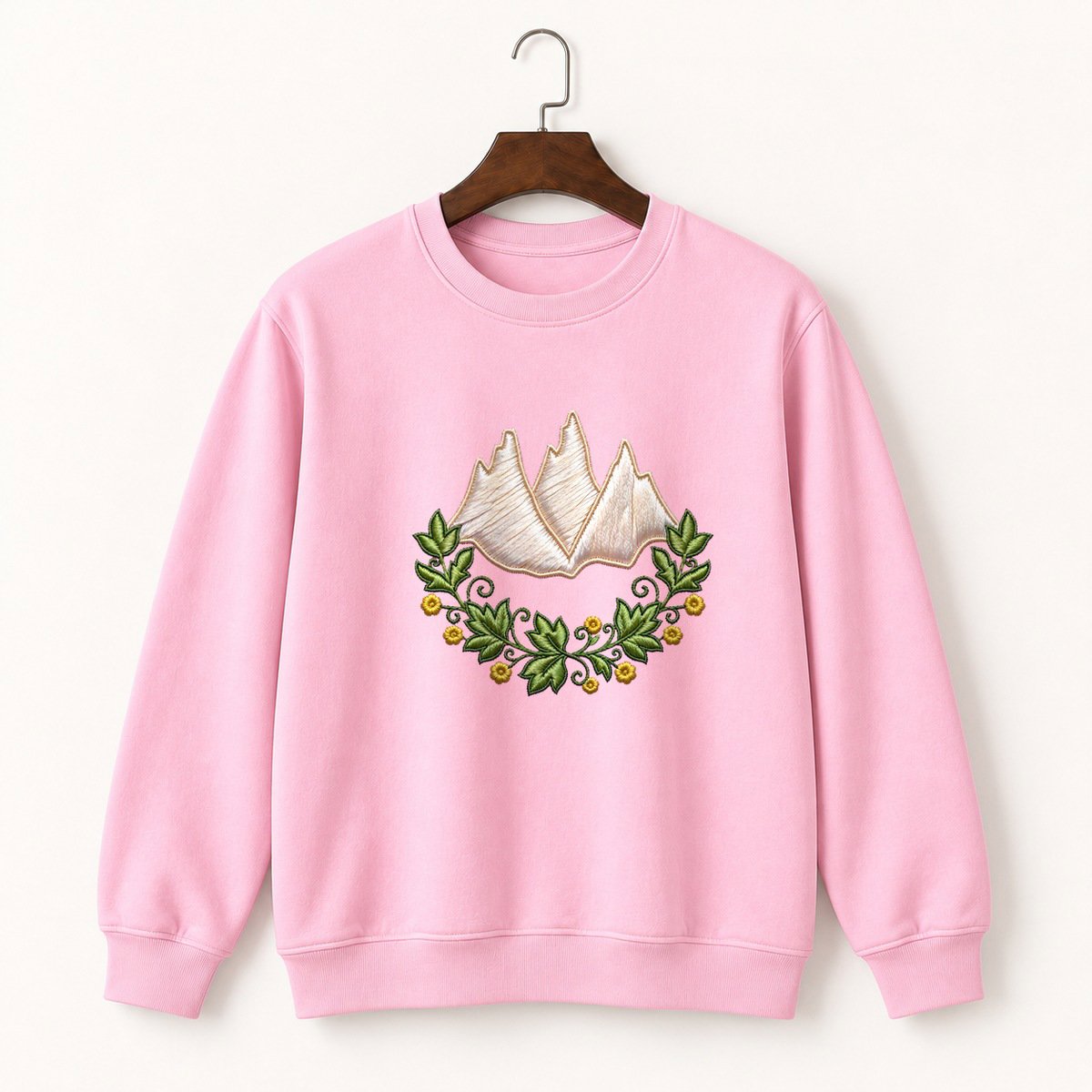 Dolomites Mountains Crewneck Sweatshirt 4