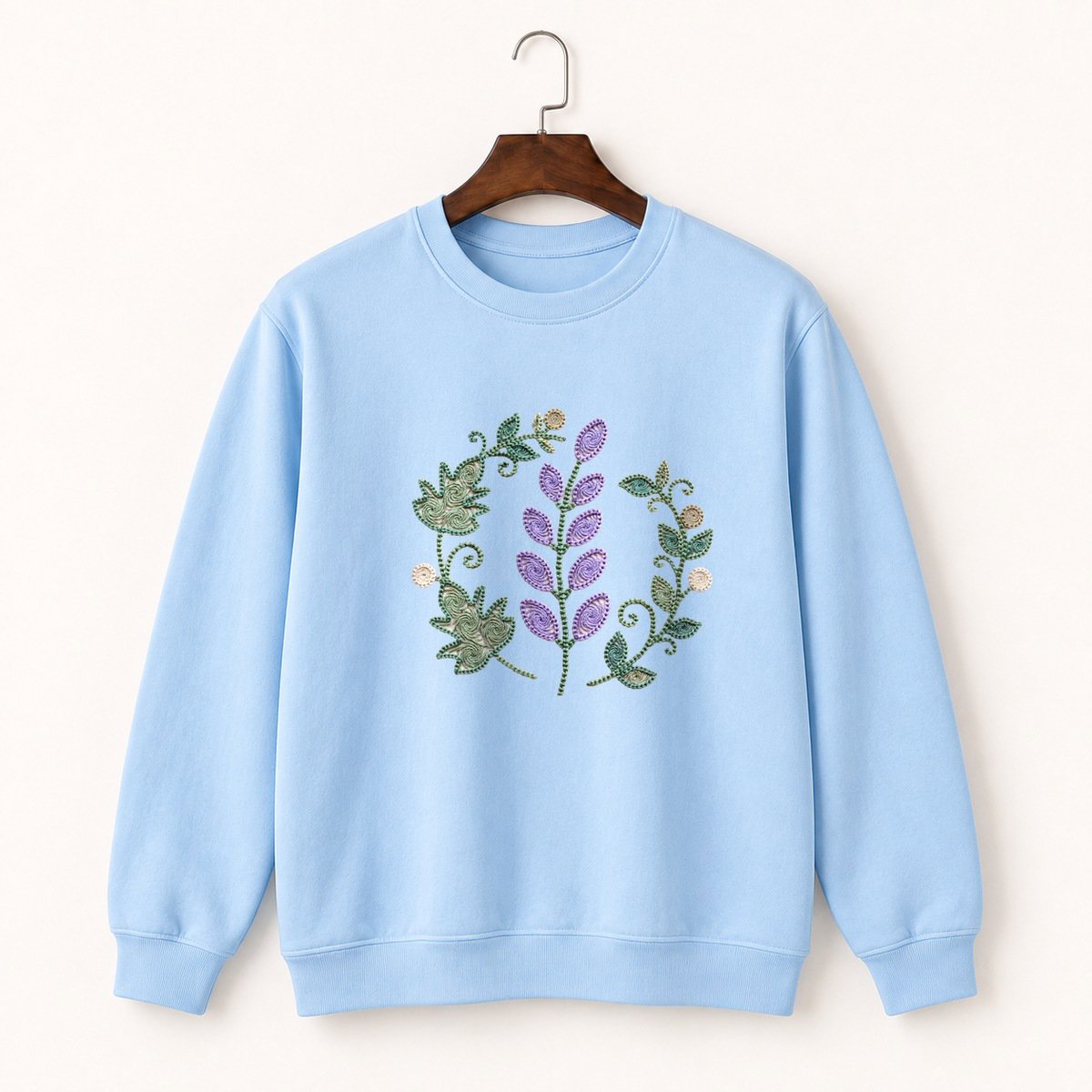 Lavender Crewneck Sweatshirt 1