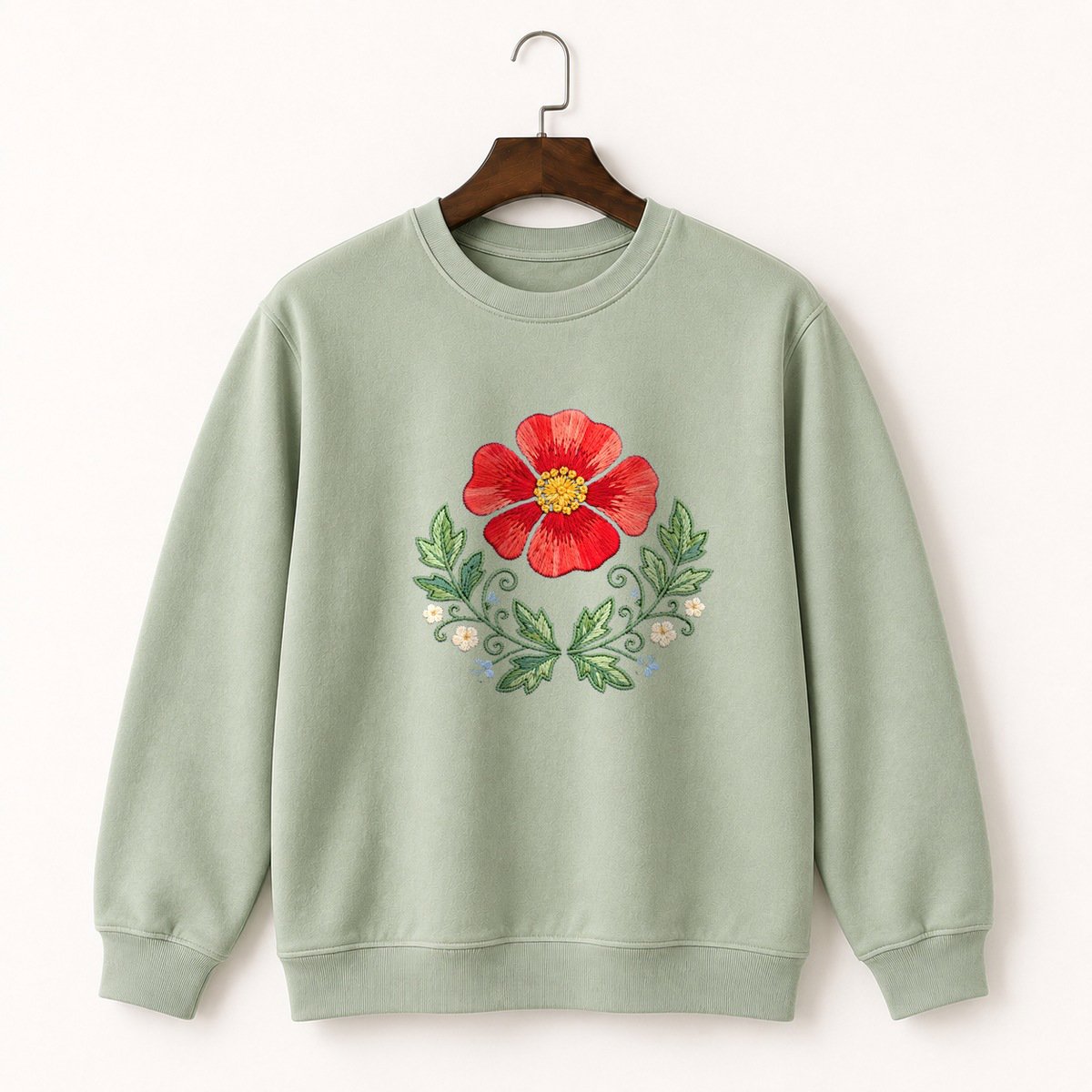 Poppy Crewneck Sweatshirt 2