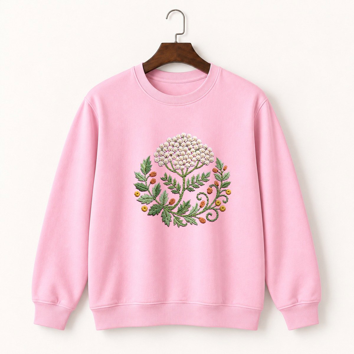 Yarrow Flower Crewneck Sweatshirt 4