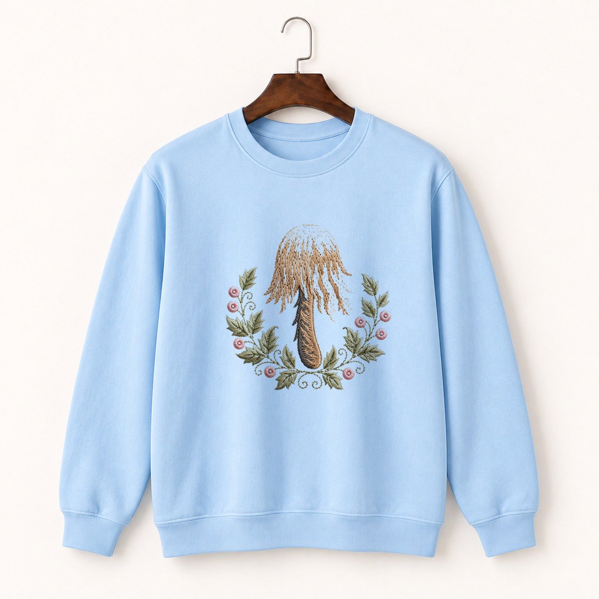 Shaggy Mane Mushroom Crewneck Sweatshirt 1