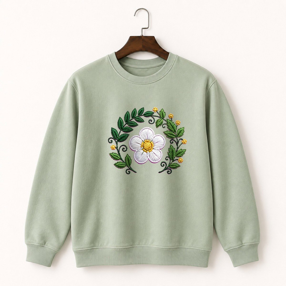 Wild Strawberry Flower Crewneck Sweatshirt 2