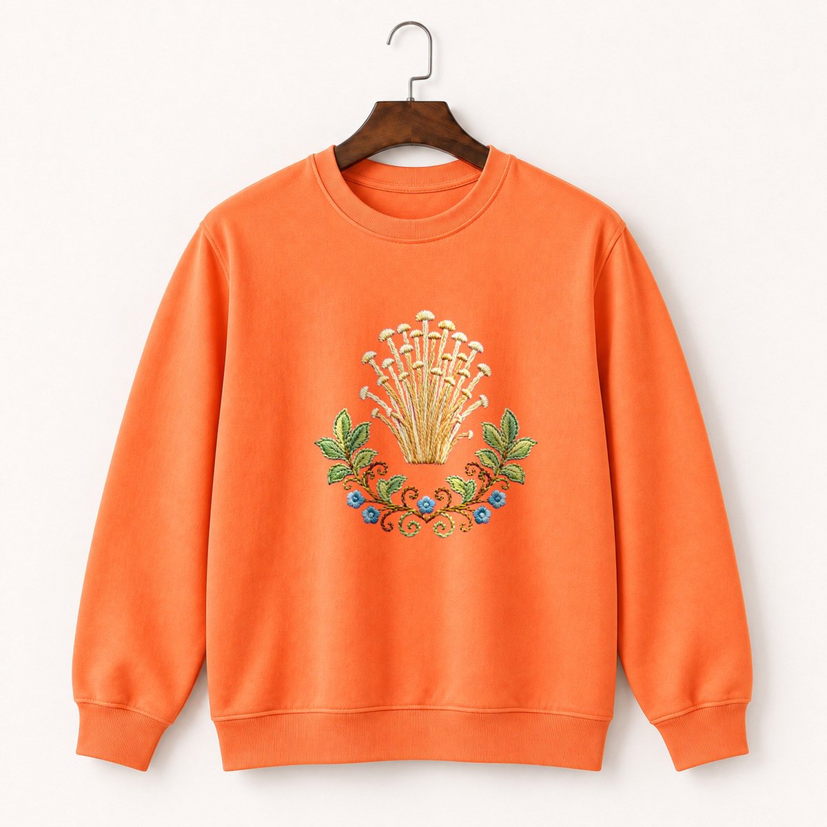 Enoki Mushroom Crewneck Sweatshirt 3