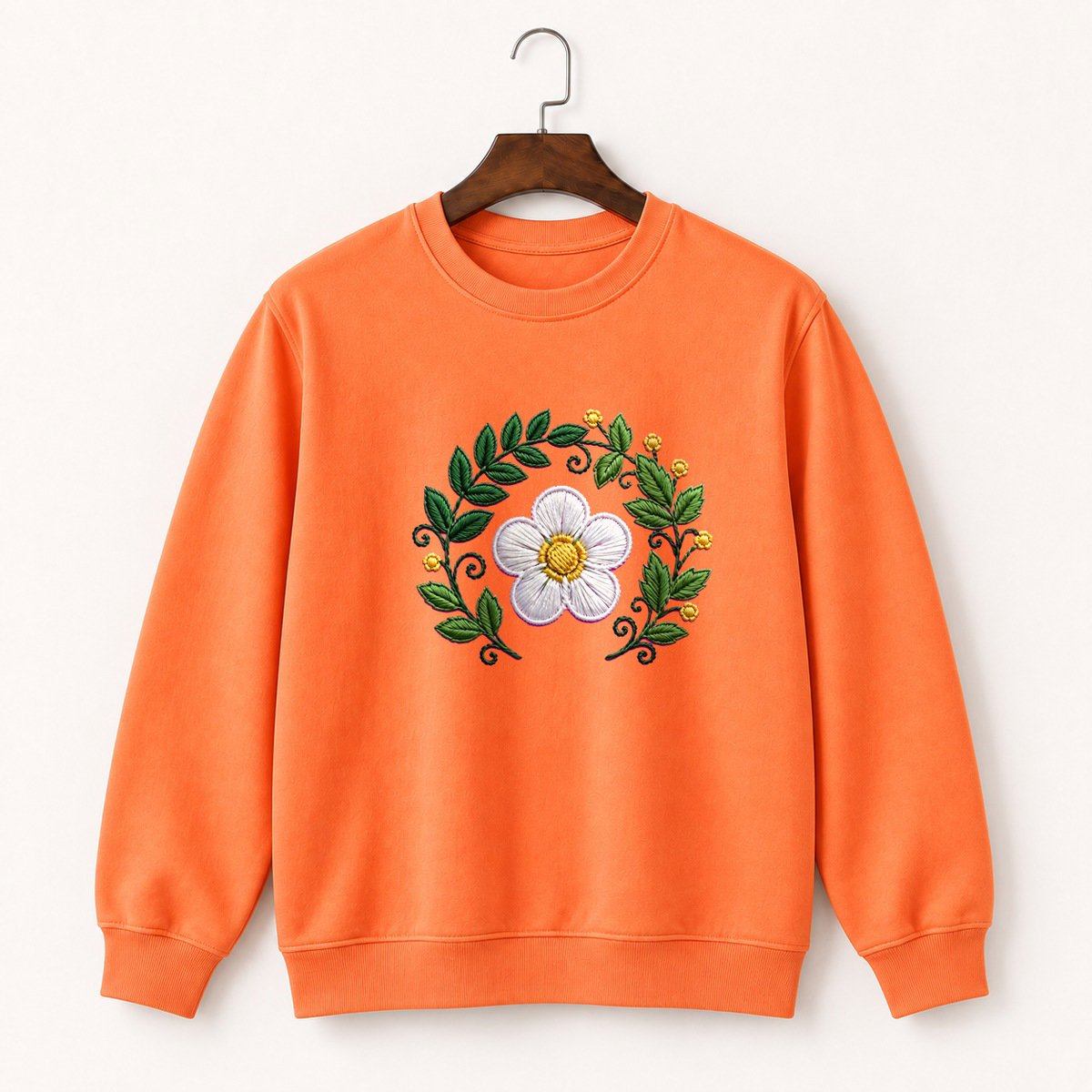 Wild Strawberry Flower Crewneck Sweatshirt 3