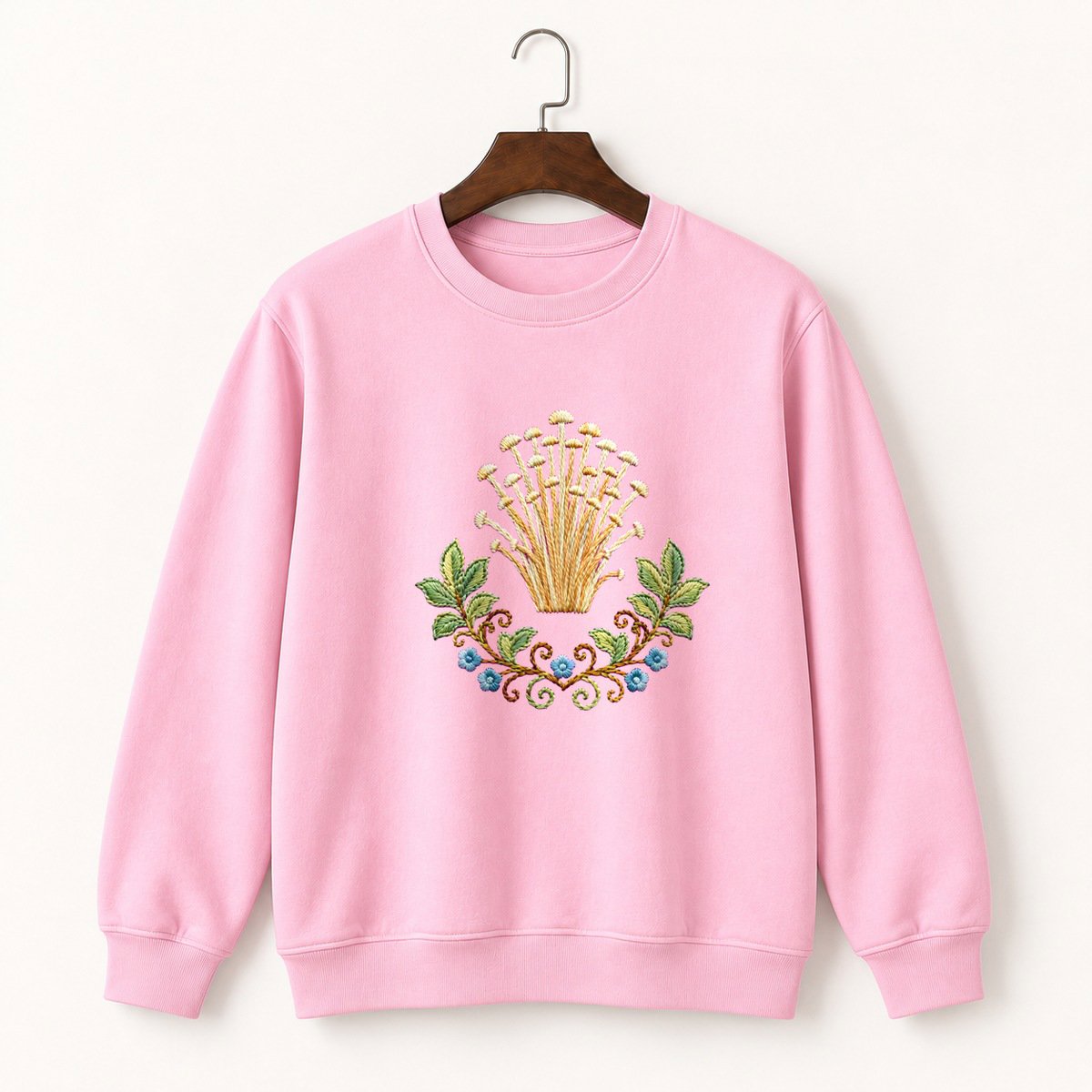 Enoki Mushroom Crewneck Sweatshirt 4