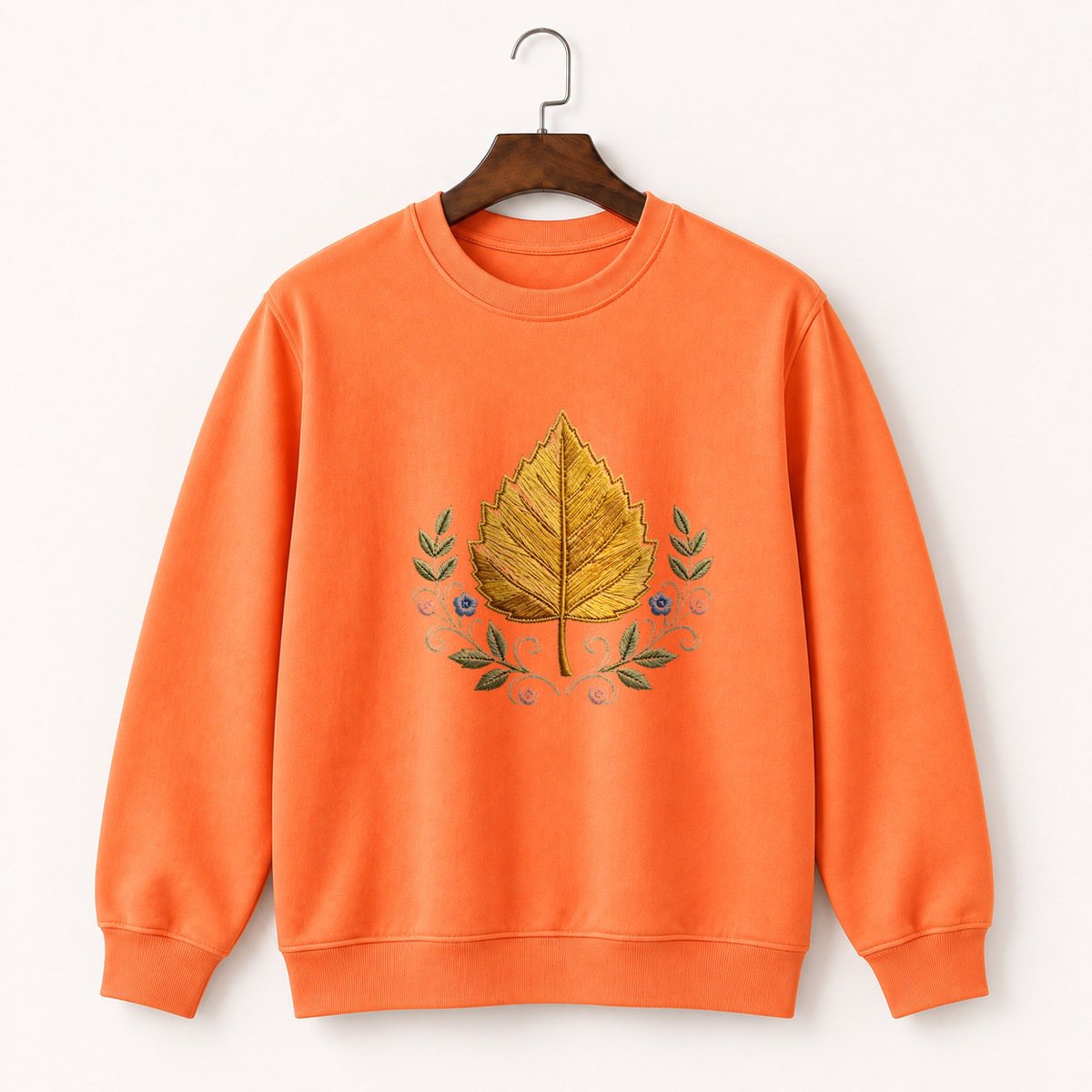Birch Leaf Crewneck Sweatshirt 3