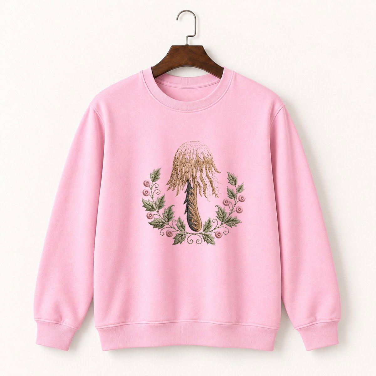 Shaggy Mane Mushroom Crewneck Sweatshirt 4