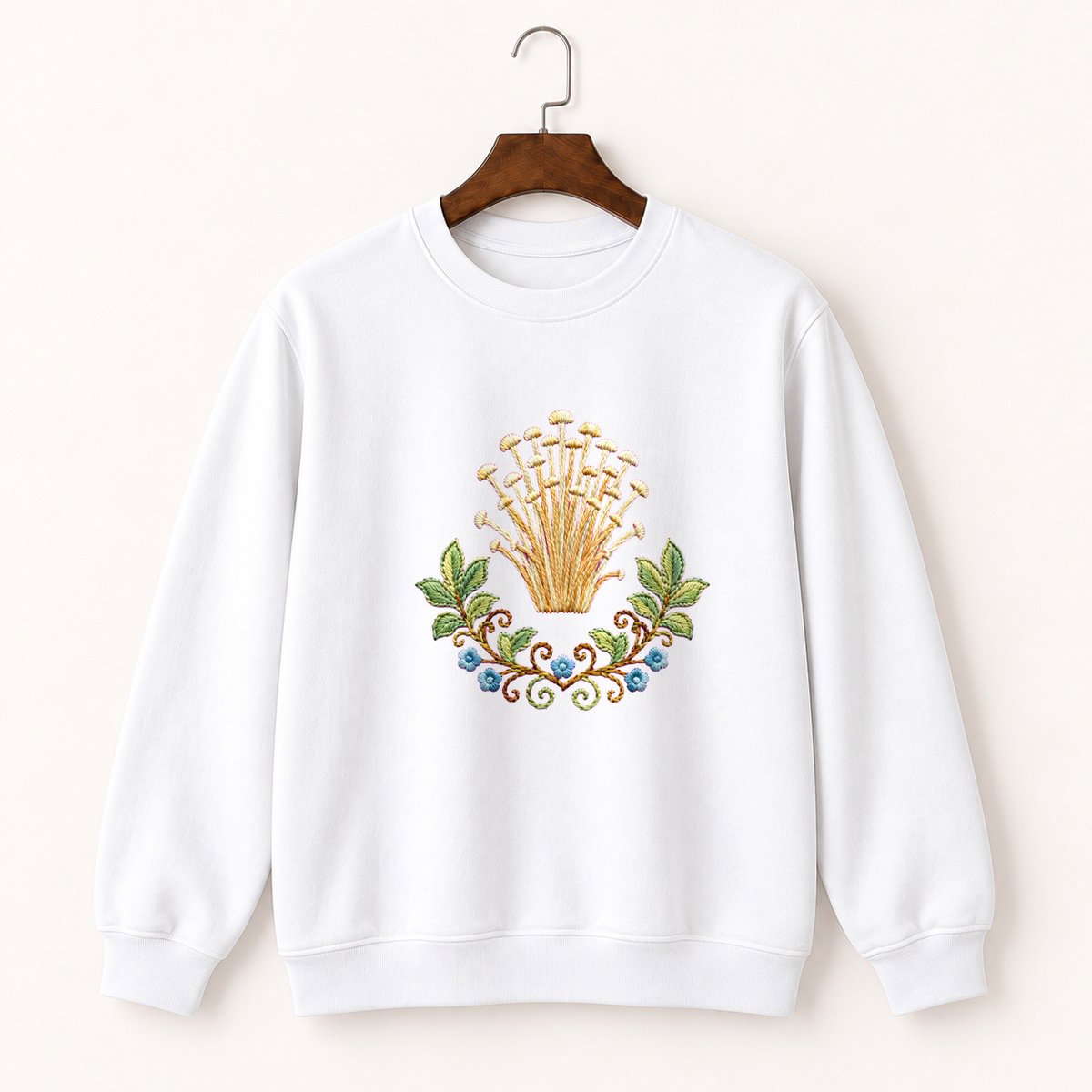 Enoki Mushroom Crewneck Sweatshirt 5