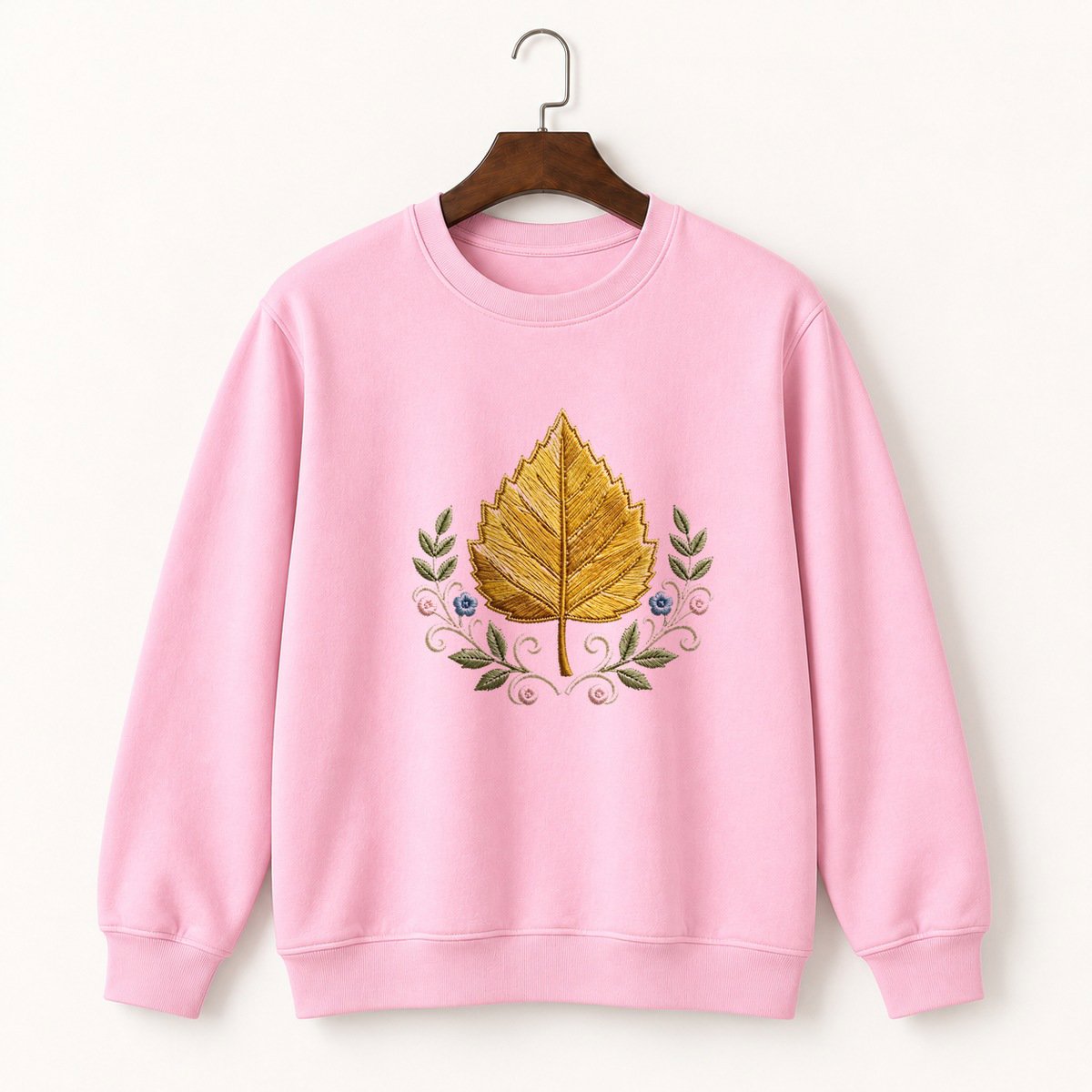 Birch Leaf Crewneck Sweatshirt 4