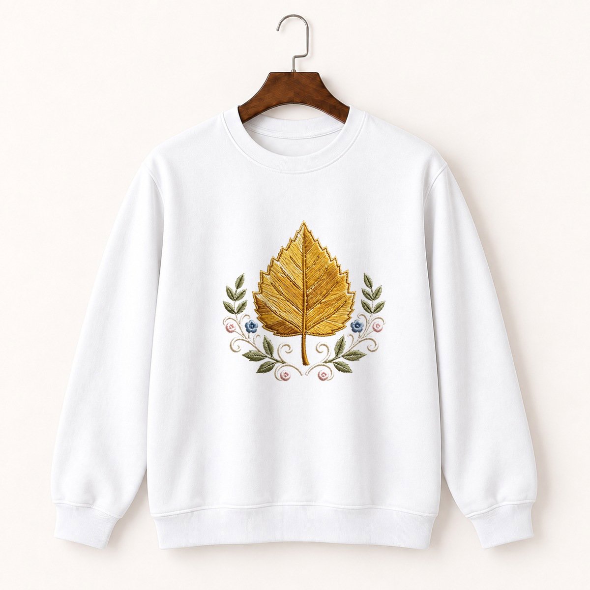 Birch Leaf Crewneck Sweatshirt 5