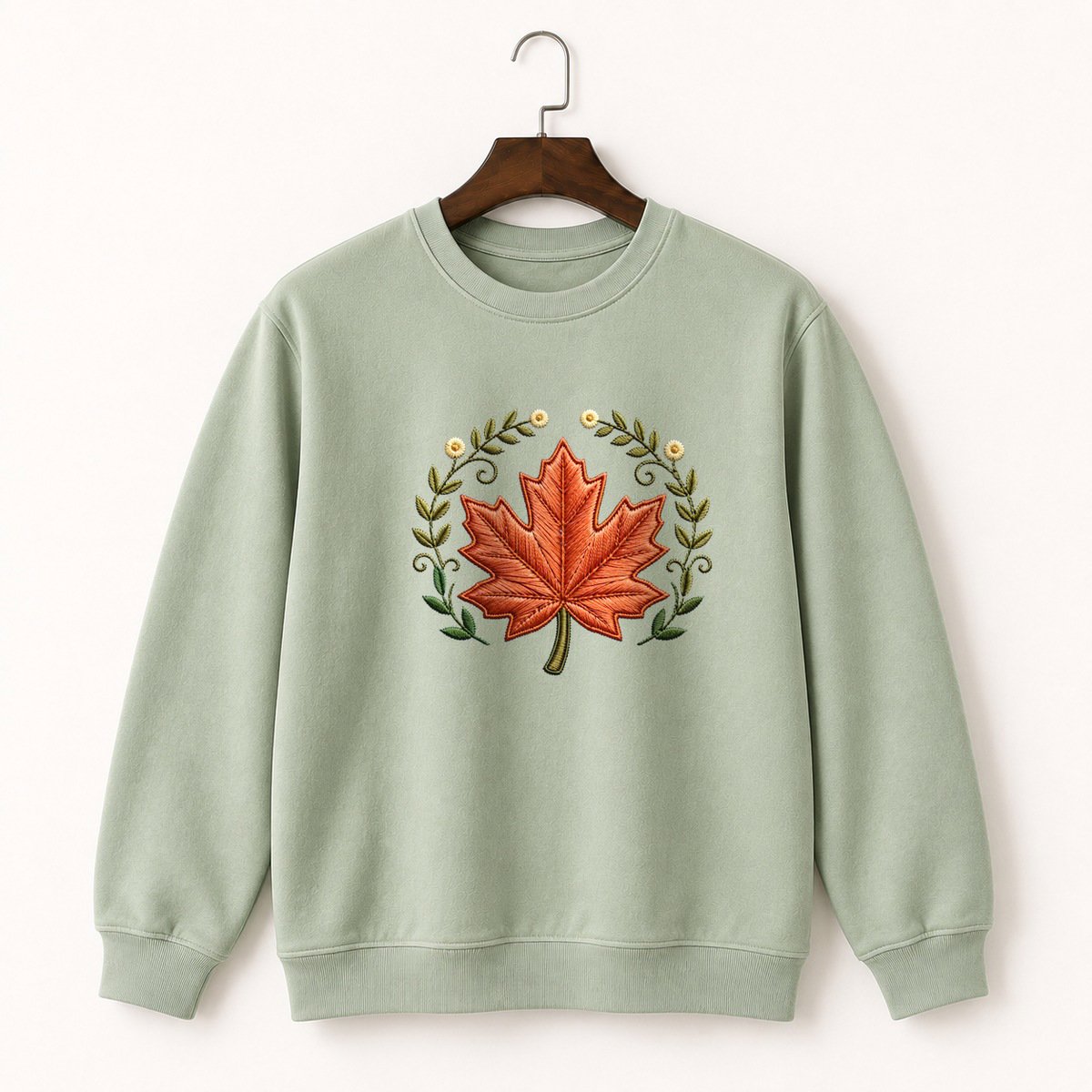 Maple Leaf Crewneck Sweatshirt 2