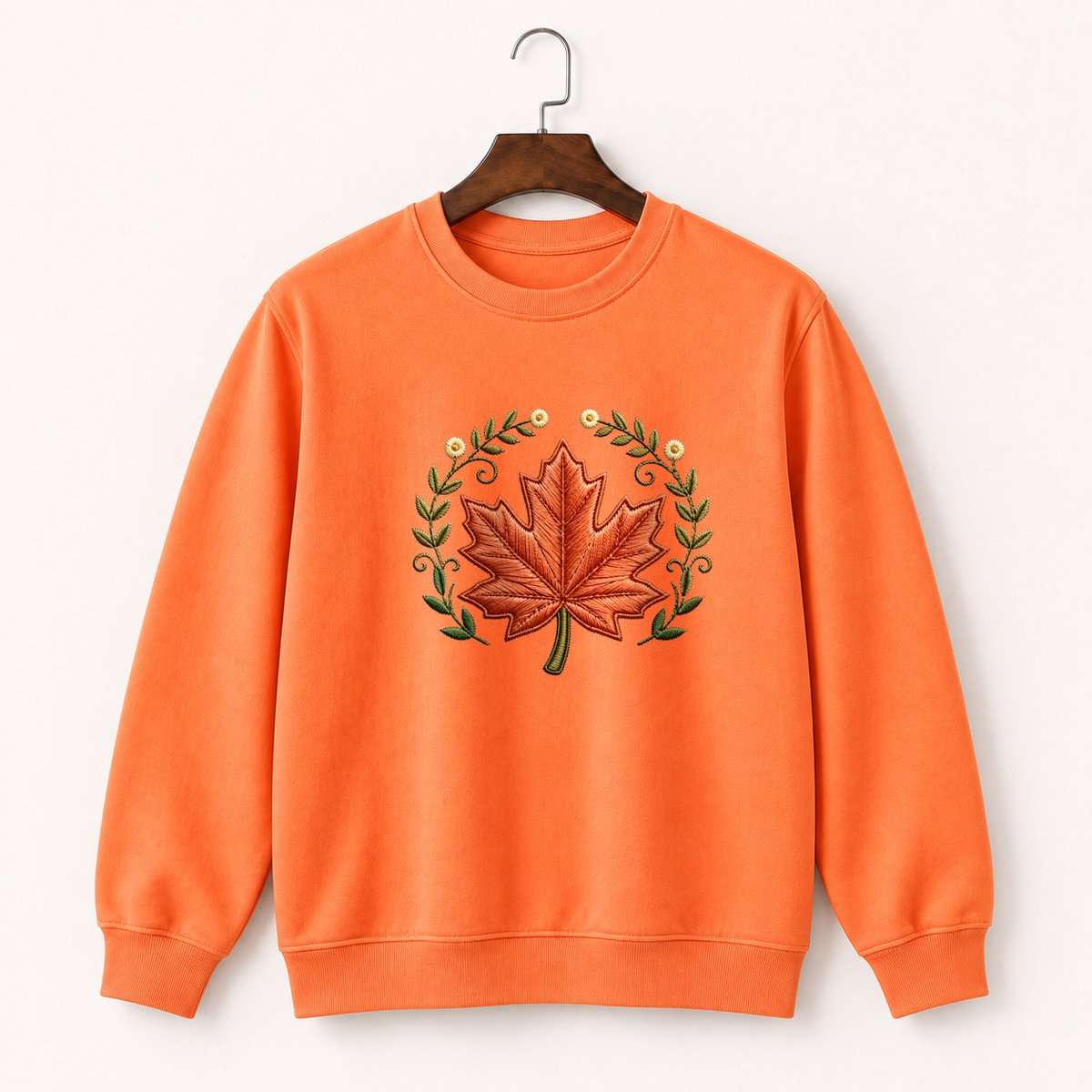 Maple Leaf Crewneck Sweatshirt 3