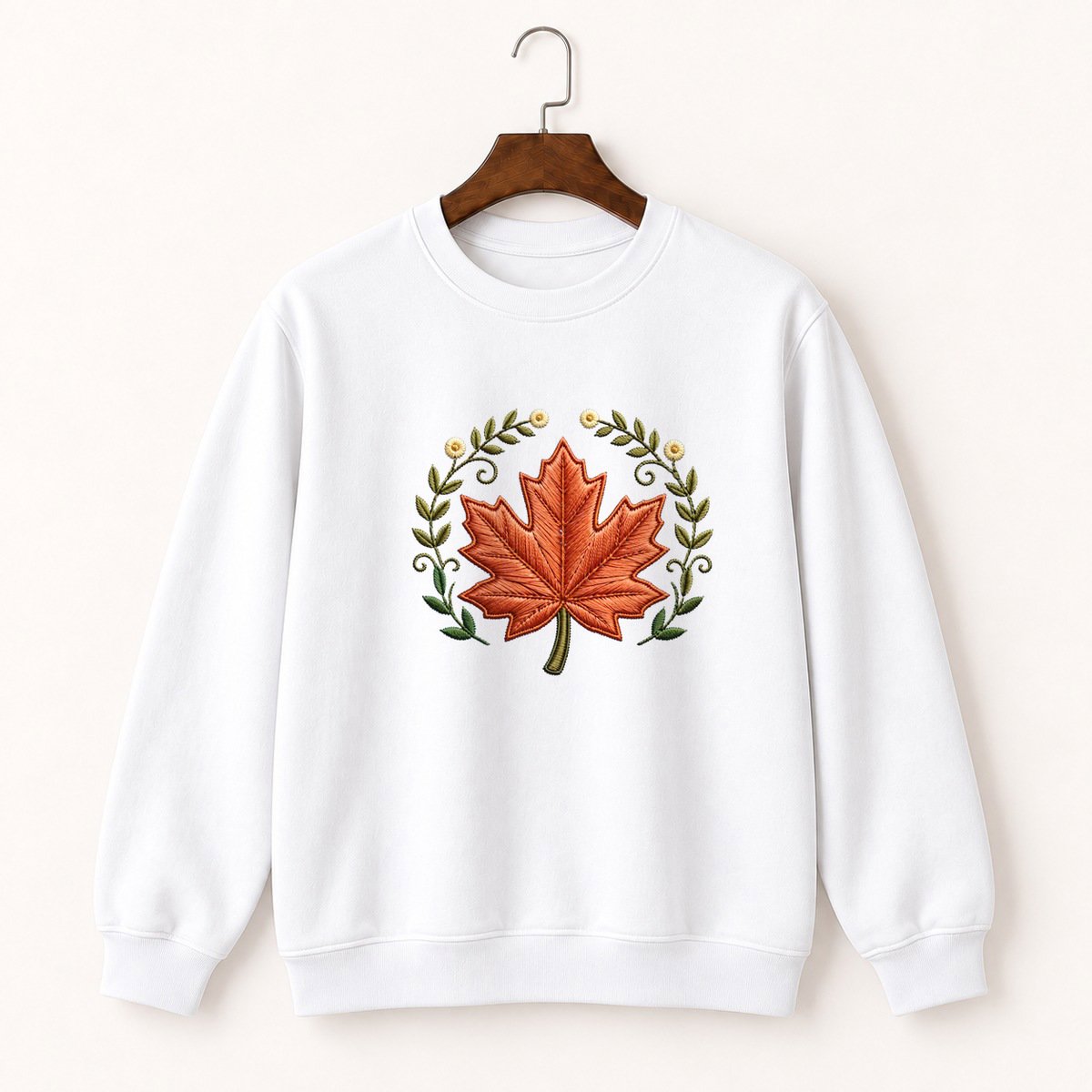 Maple Leaf Crewneck Sweatshirt 5