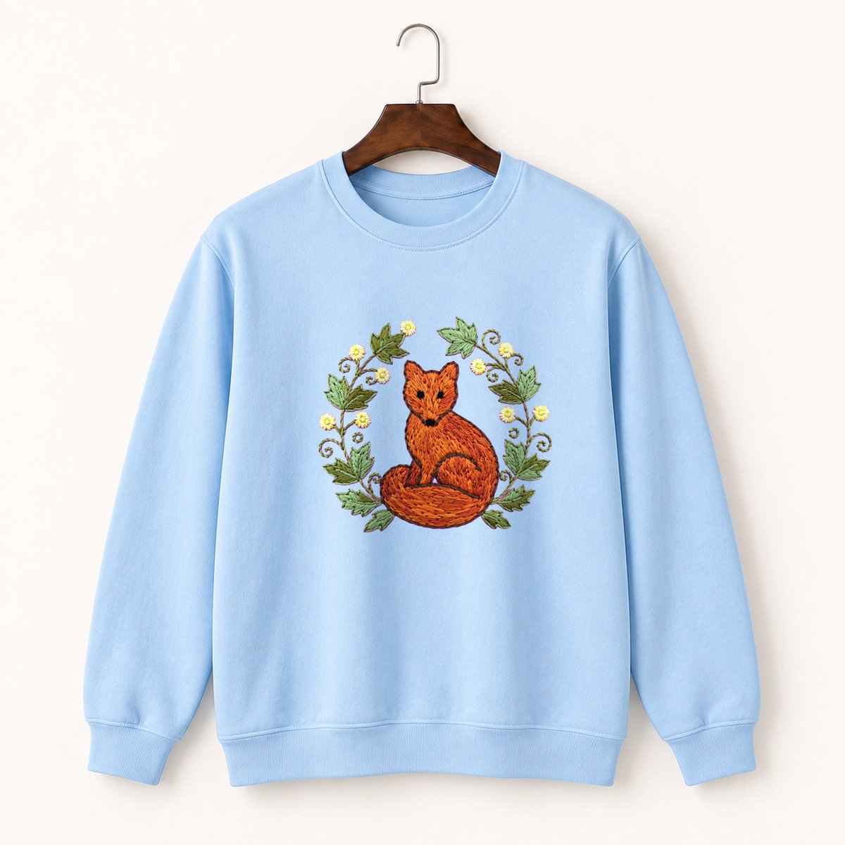 Red Fox Crewneck Sweatshirt 1