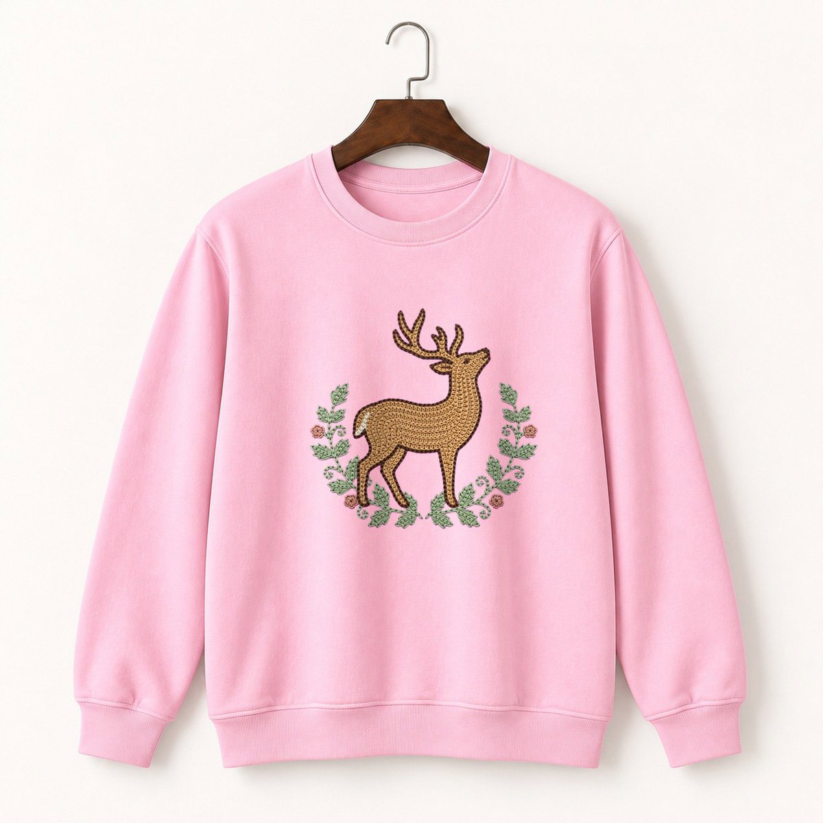 White-Tailed Deer Crewneck Sweatshirt 4