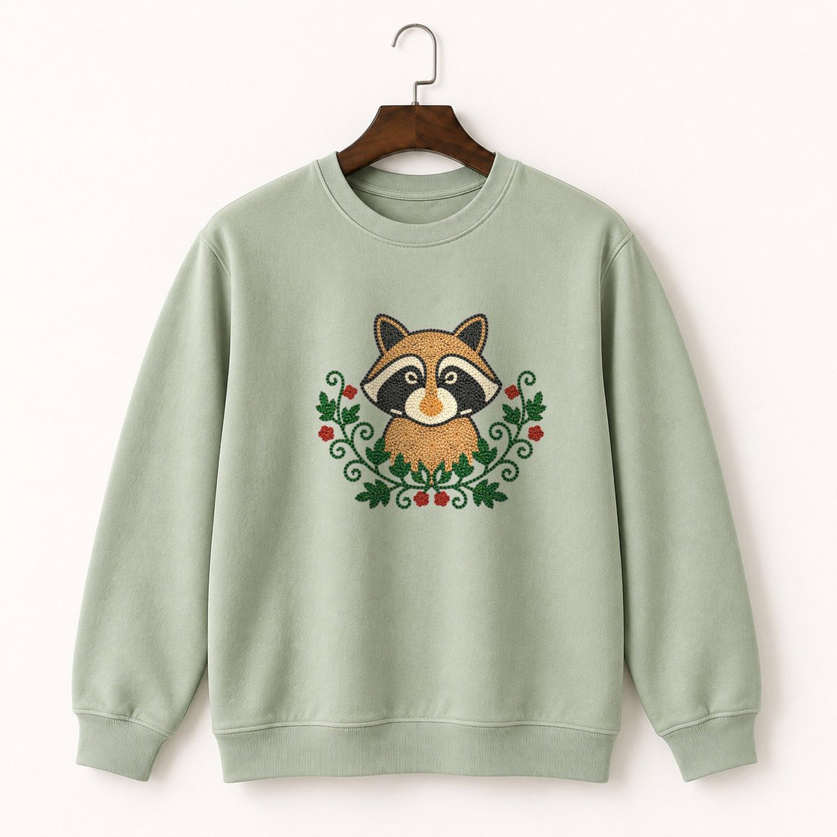Raccoon Crewneck Sweatshirt 2