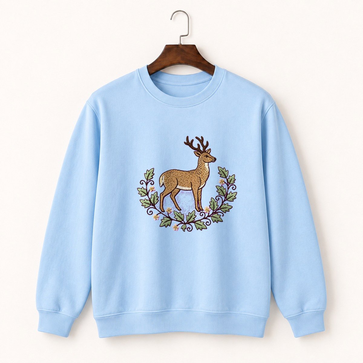 White-Tailed Deer Crewneck Sweatshirt 1