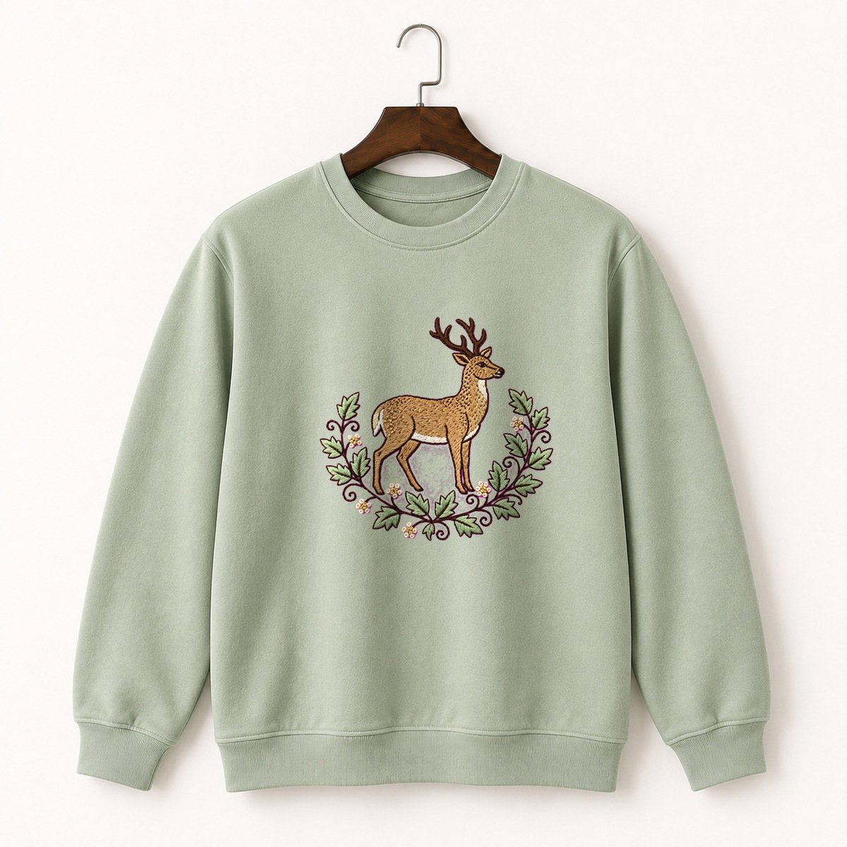 White-Tailed Deer Crewneck Sweatshirt 2