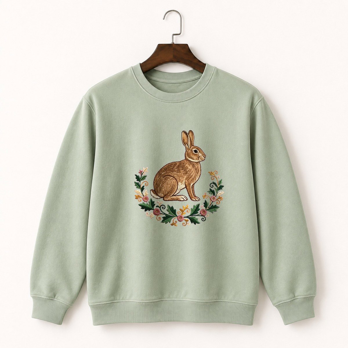 European Rabbit Crewneck Sweatshirt 2