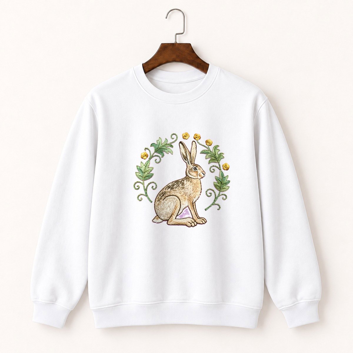 Snowshoe Hare Crewneck Sweatshirt 5