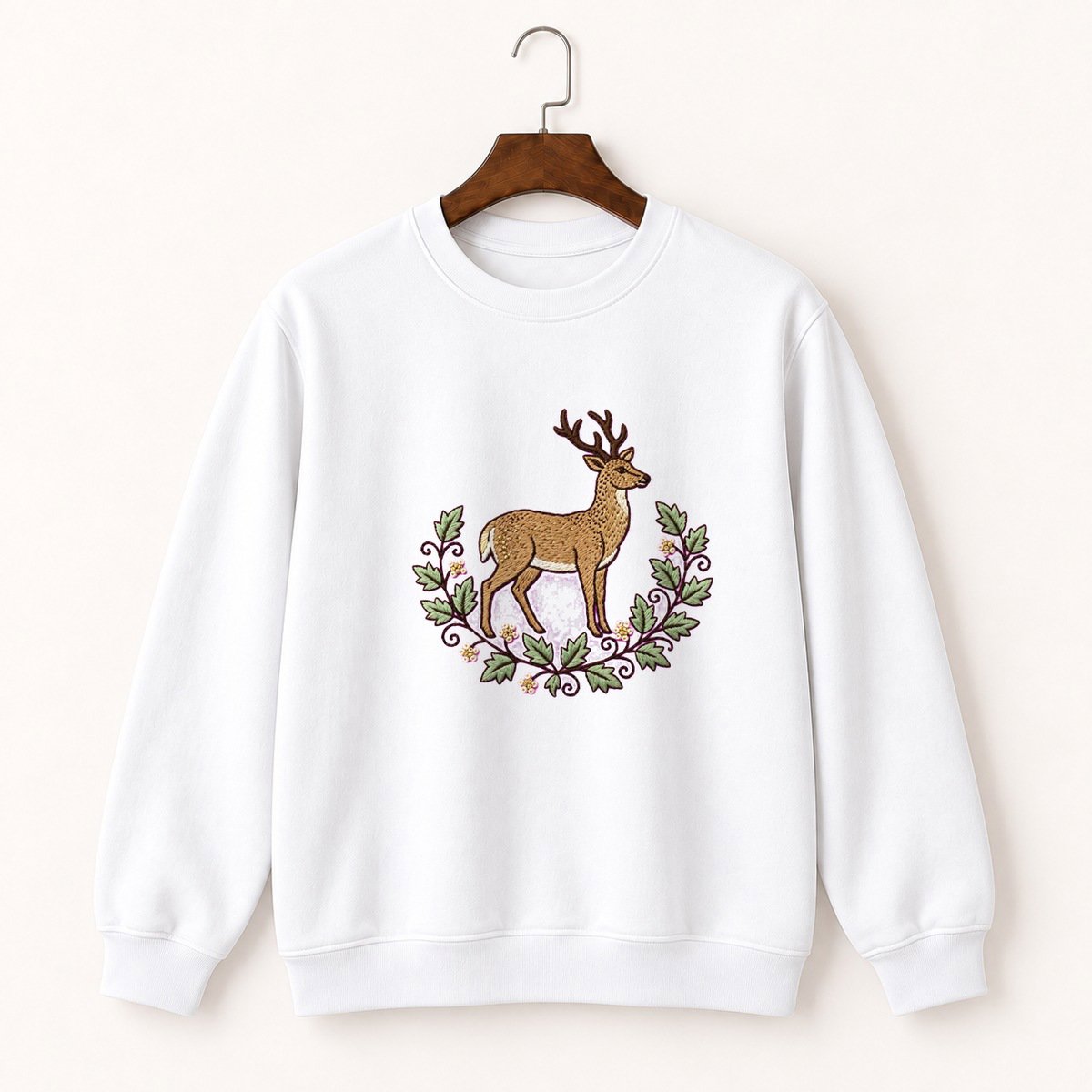 White-Tailed Deer Crewneck Sweatshirt 5
