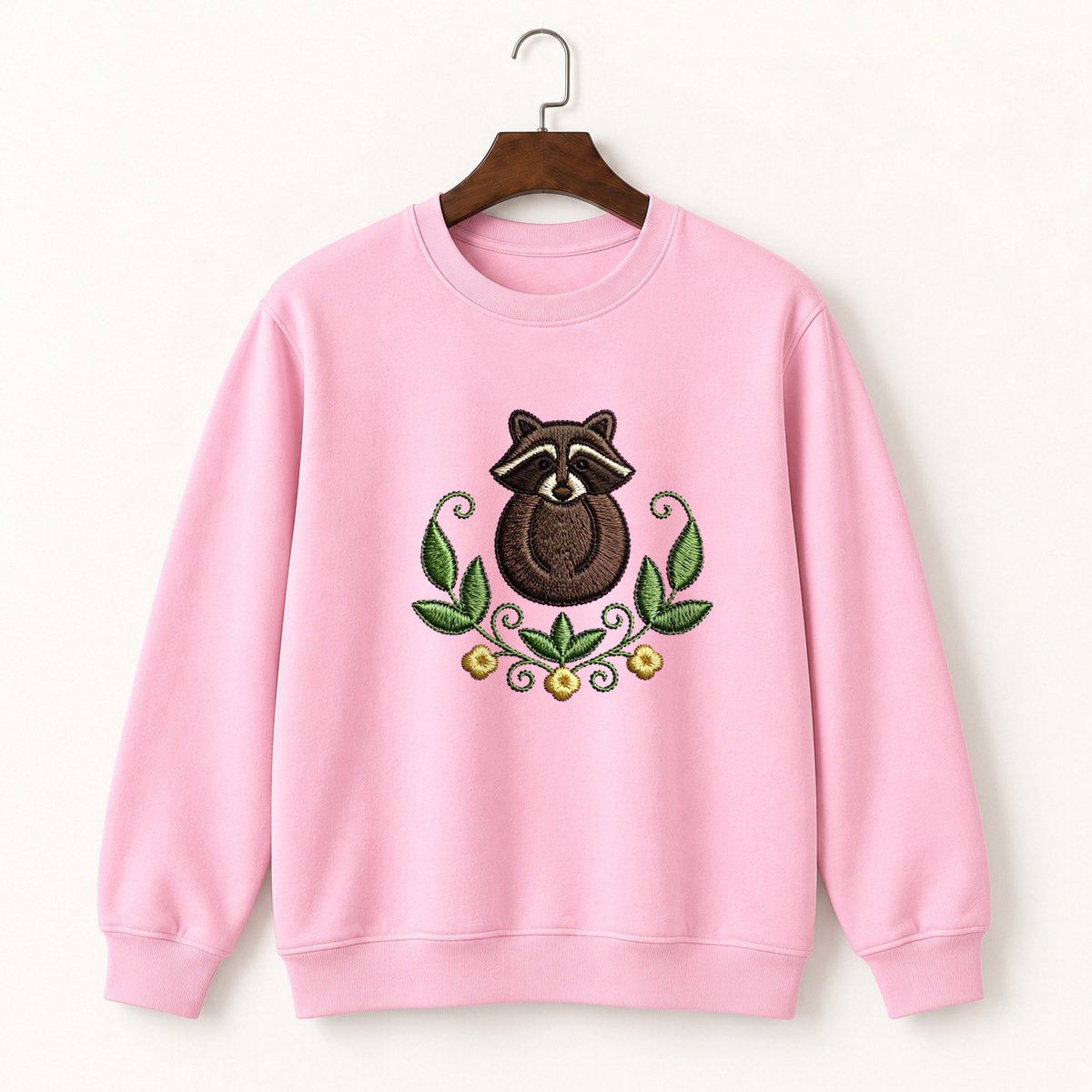 Raccoon Crewneck Sweatshirt 4