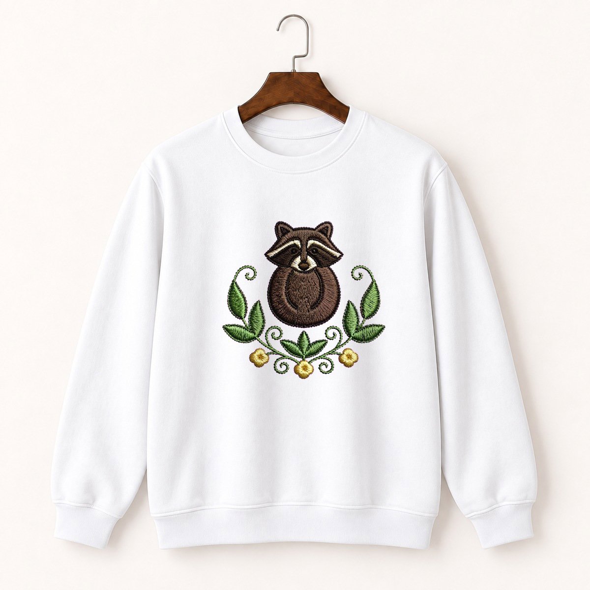 Raccoon Crewneck Sweatshirt 5