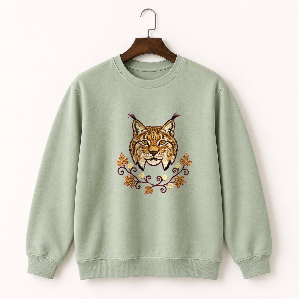Eurasian Lynx Crewneck Sweatshirt 2
