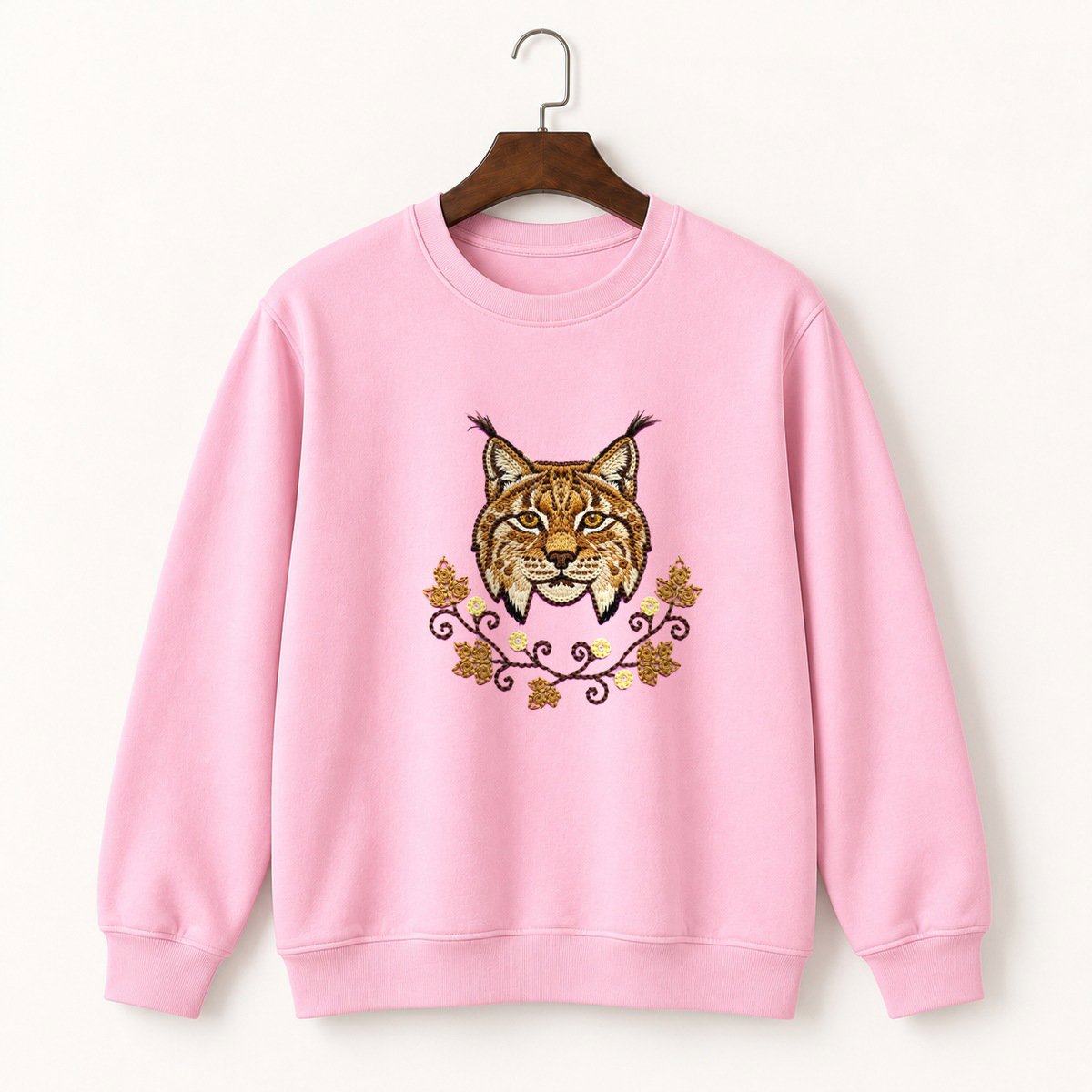 Eurasian Lynx Crewneck Sweatshirt 4