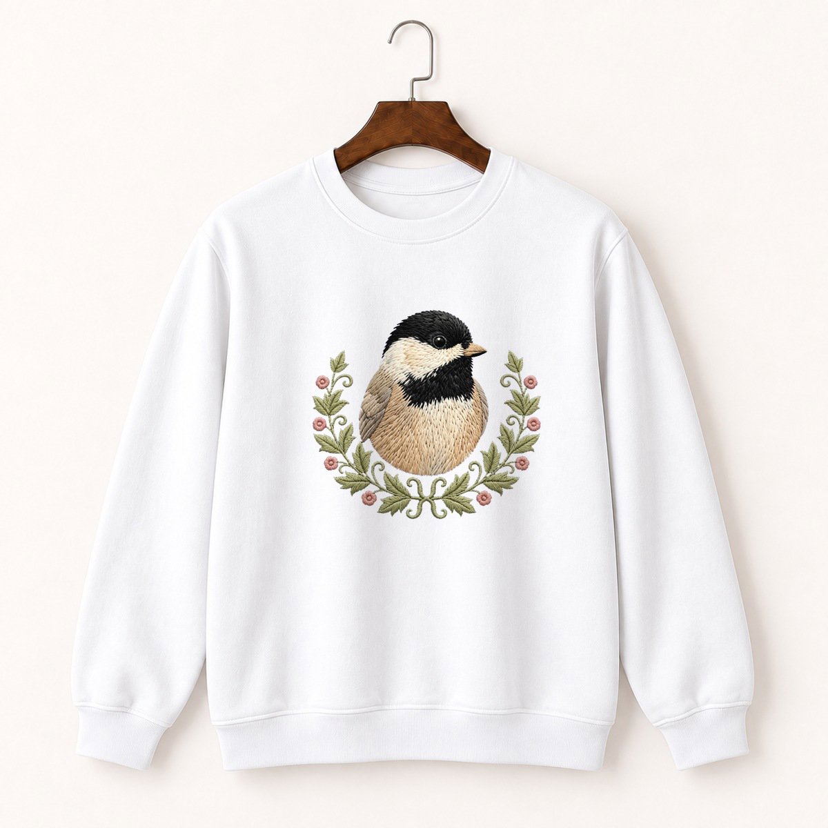Black-Capped Chickadee Crewneck Sweatshirt 5