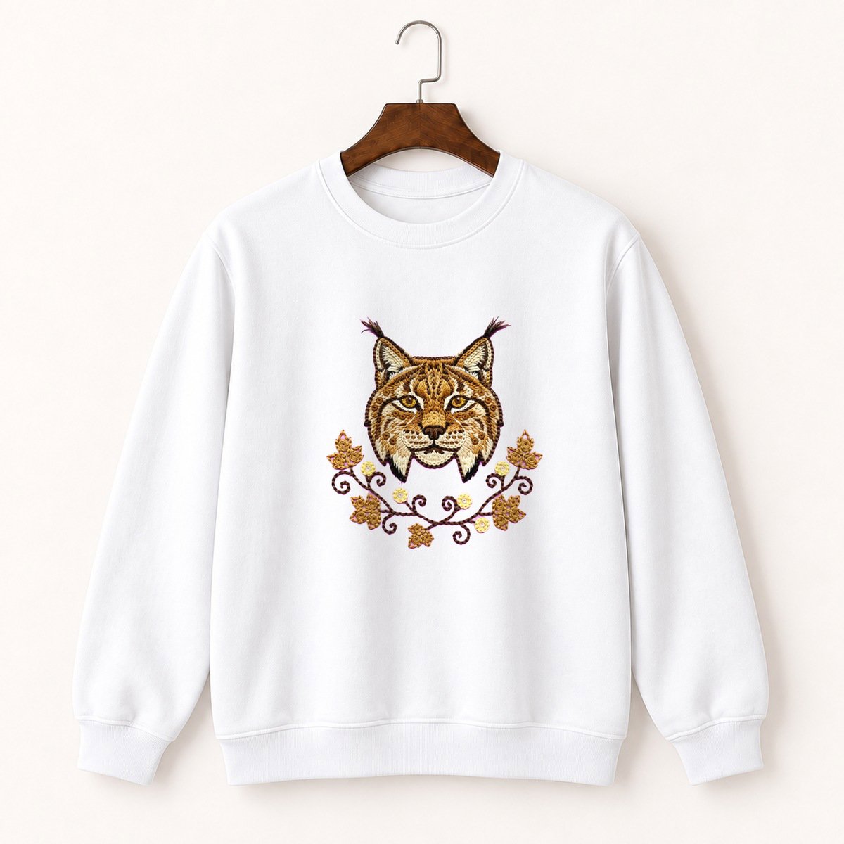 Eurasian Lynx Crewneck Sweatshirt 5