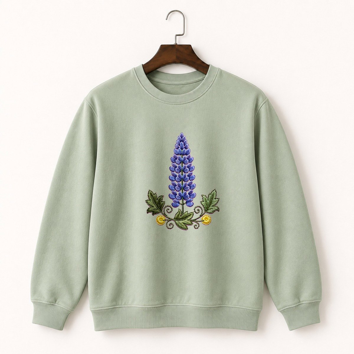 Lupine Flower Crewneck Sweatshirt 2